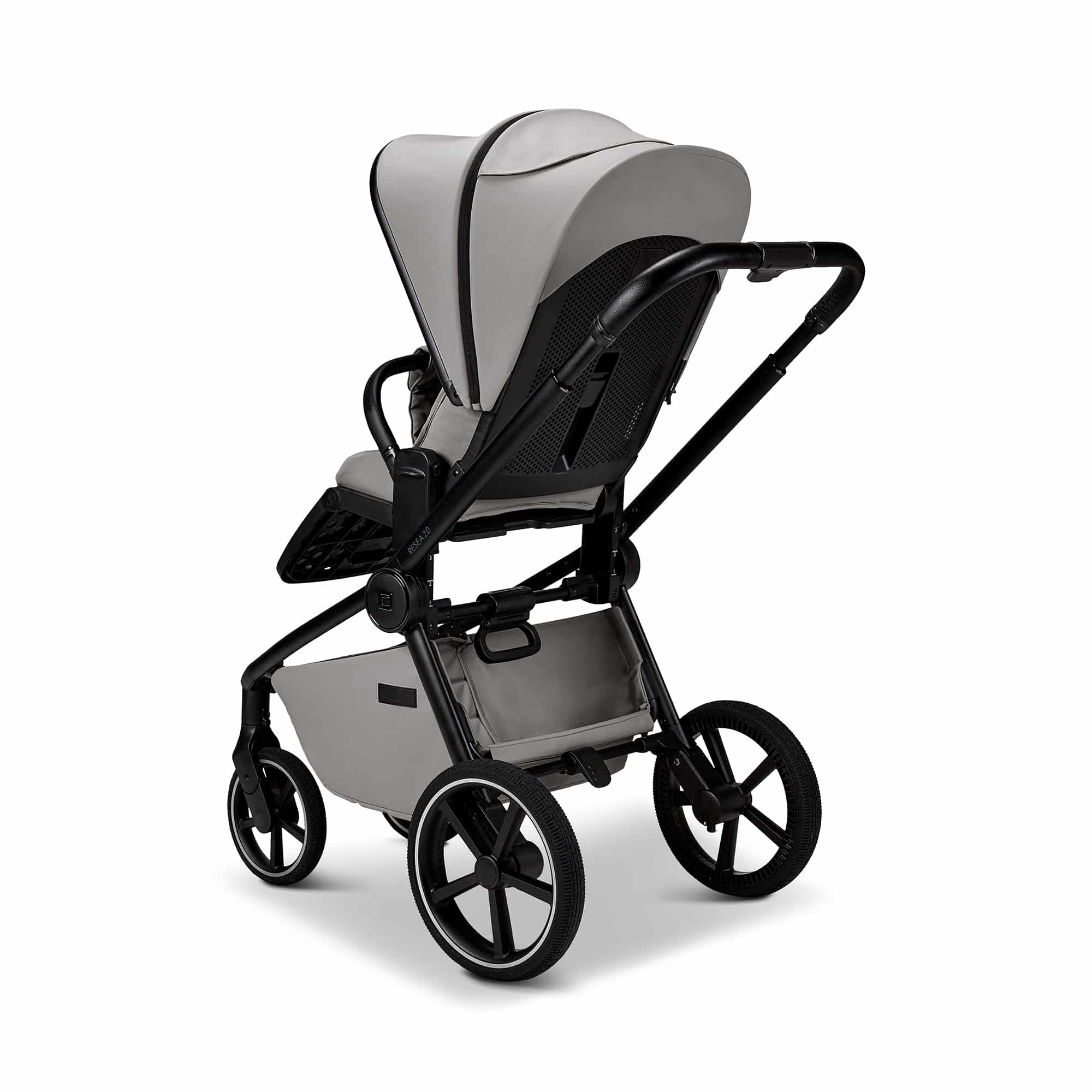 Kombi-Kinderwagen, MOON, Grau – Produktansicht
