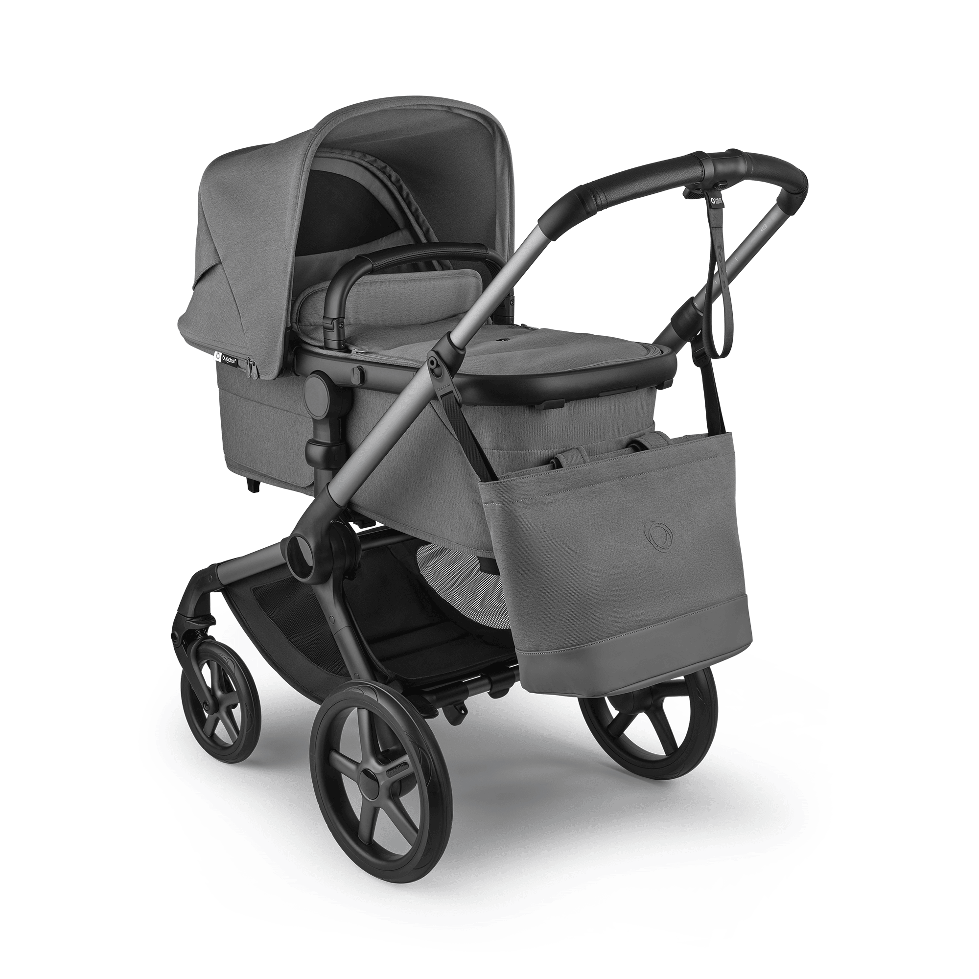 Wickeltaschen grau, bugaboo, Grau – Produktansicht
