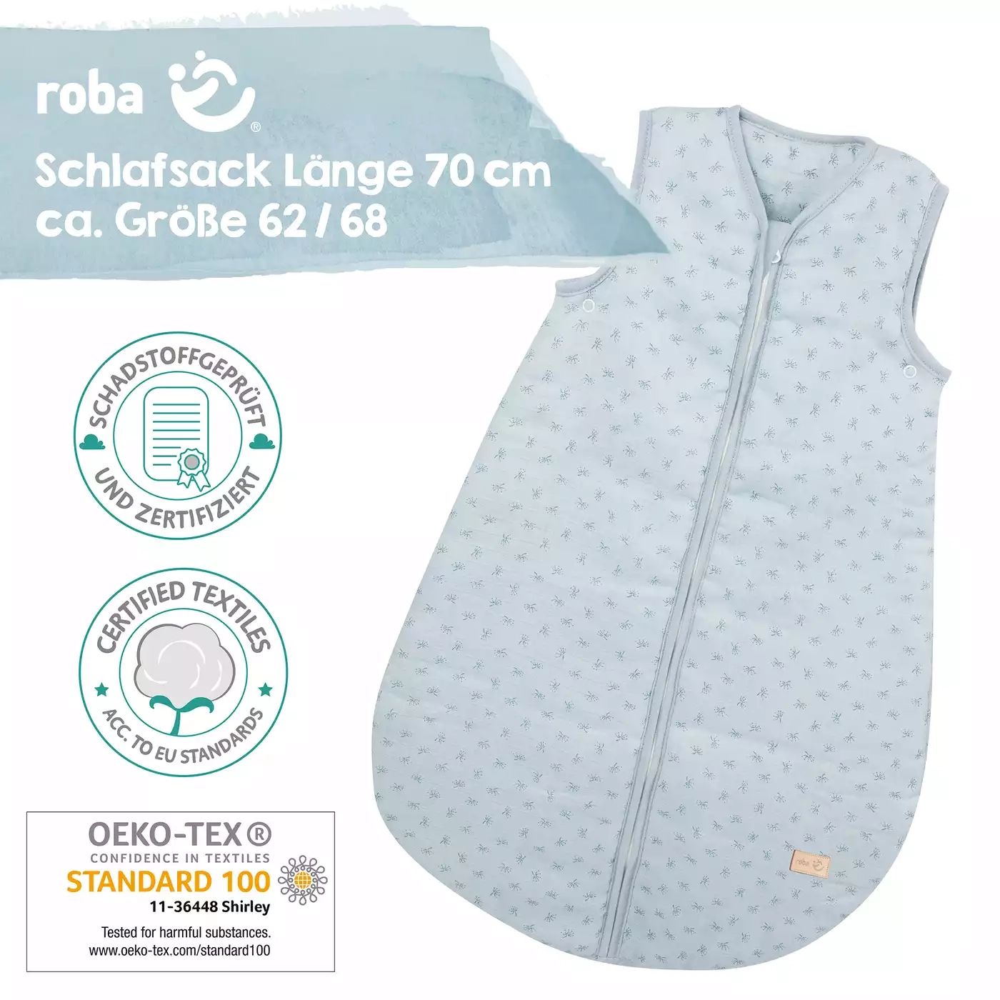 Schlafsäcke, roba, Blau – Produktansicht