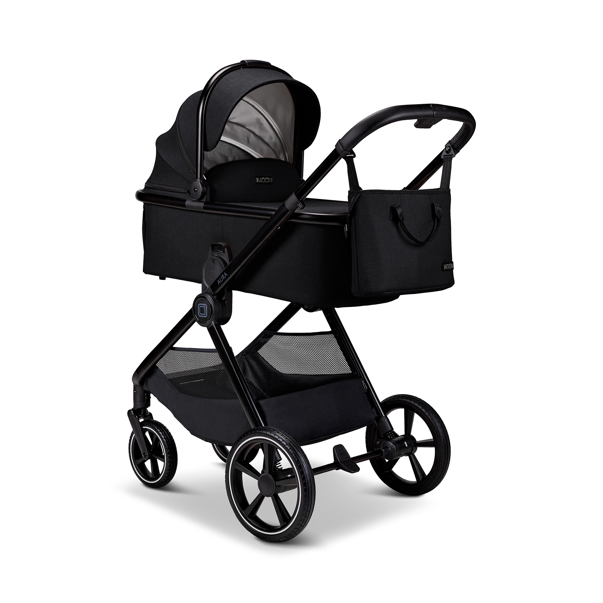 Kinderwagen Komplettsets, MOON, Schwarz – Produktansicht