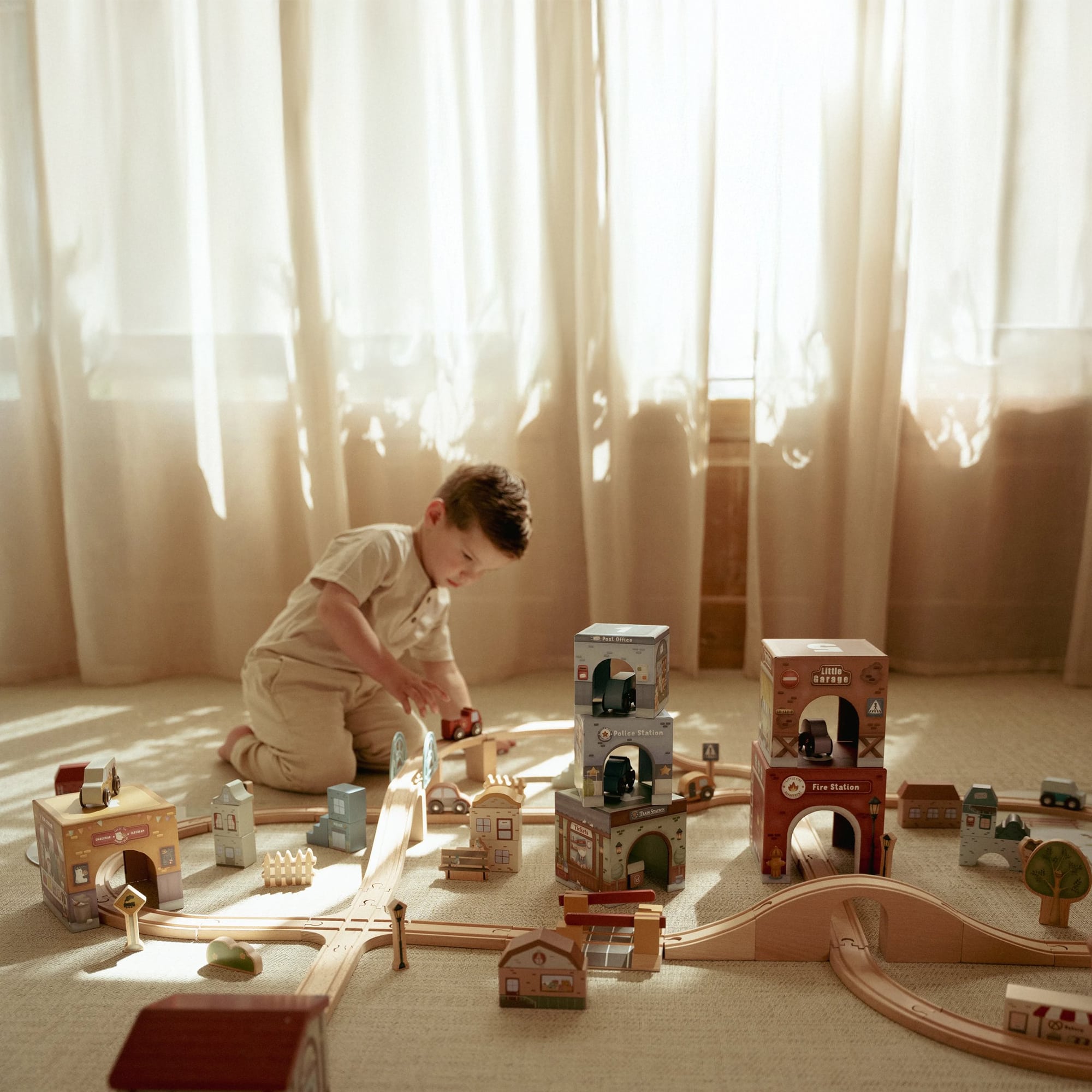 Spielzeugautos, LITTLE DUTCH, Mehrfarbig – Produktansicht