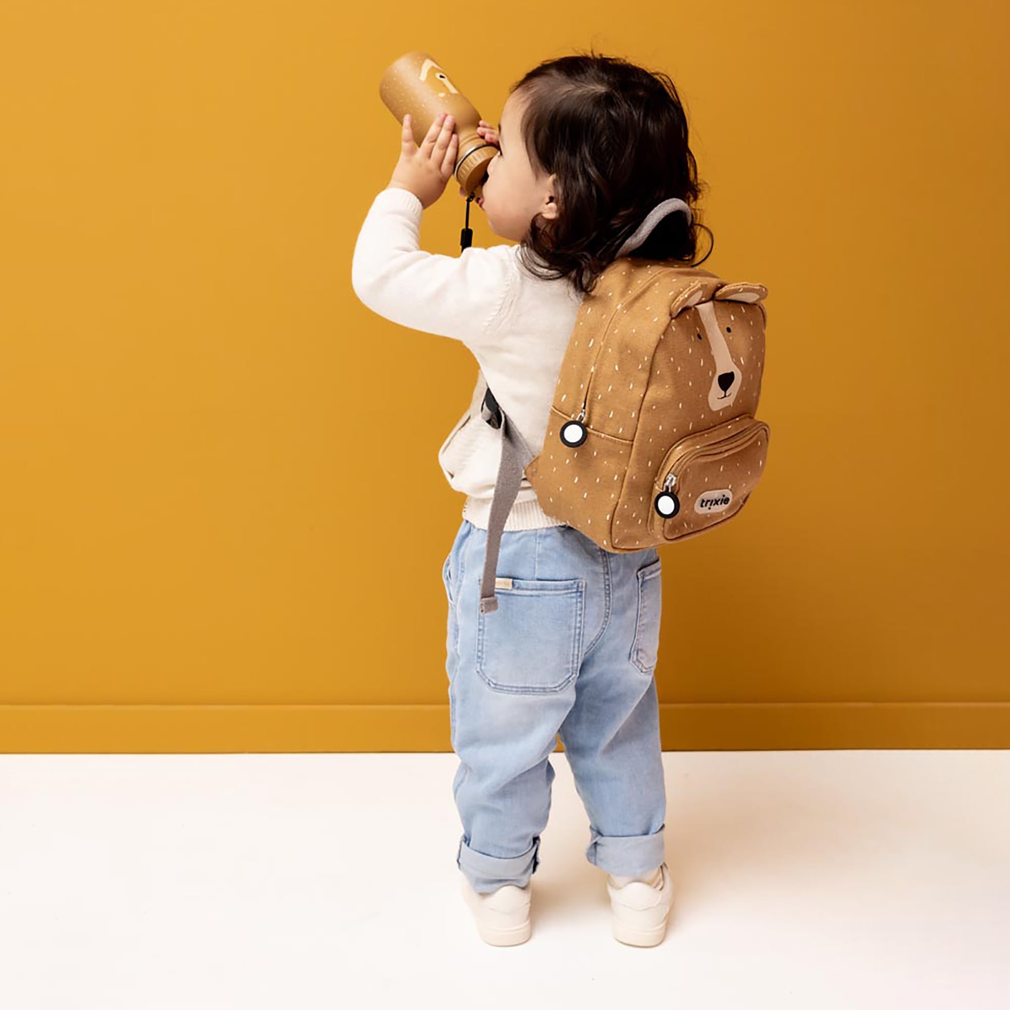 Kinderrucksäcke, trixie, Braun – Besonderheit: verstellbare Schultergurte mit einem Brustgurt 