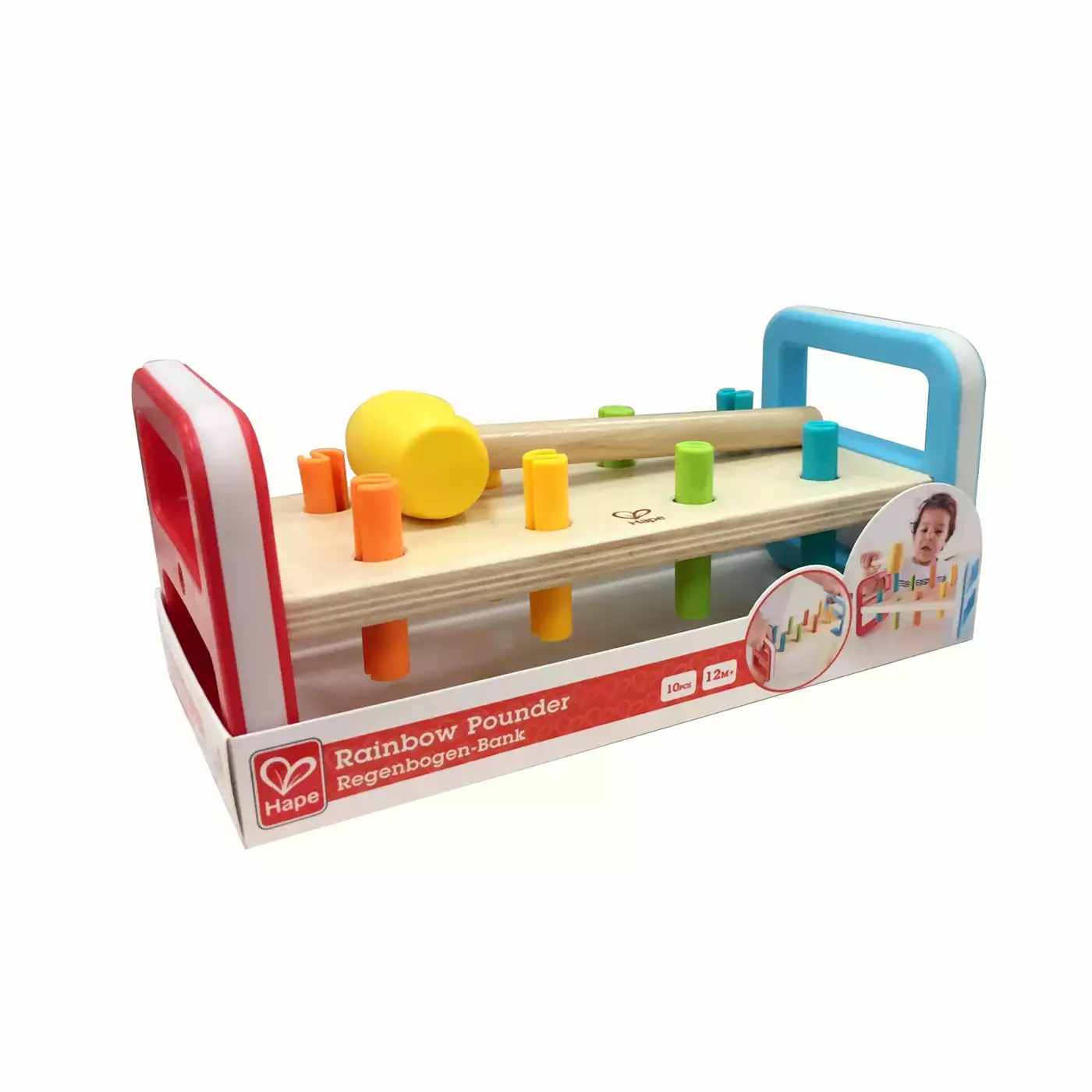 Holzspielzeug, Hape, Mehrfarbig – Produktansicht