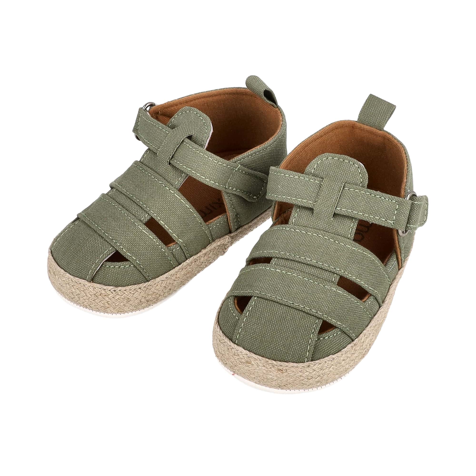 Babyschuhe, MaxiMo, Grün – Besonderheit: aus 100% Baumwolle