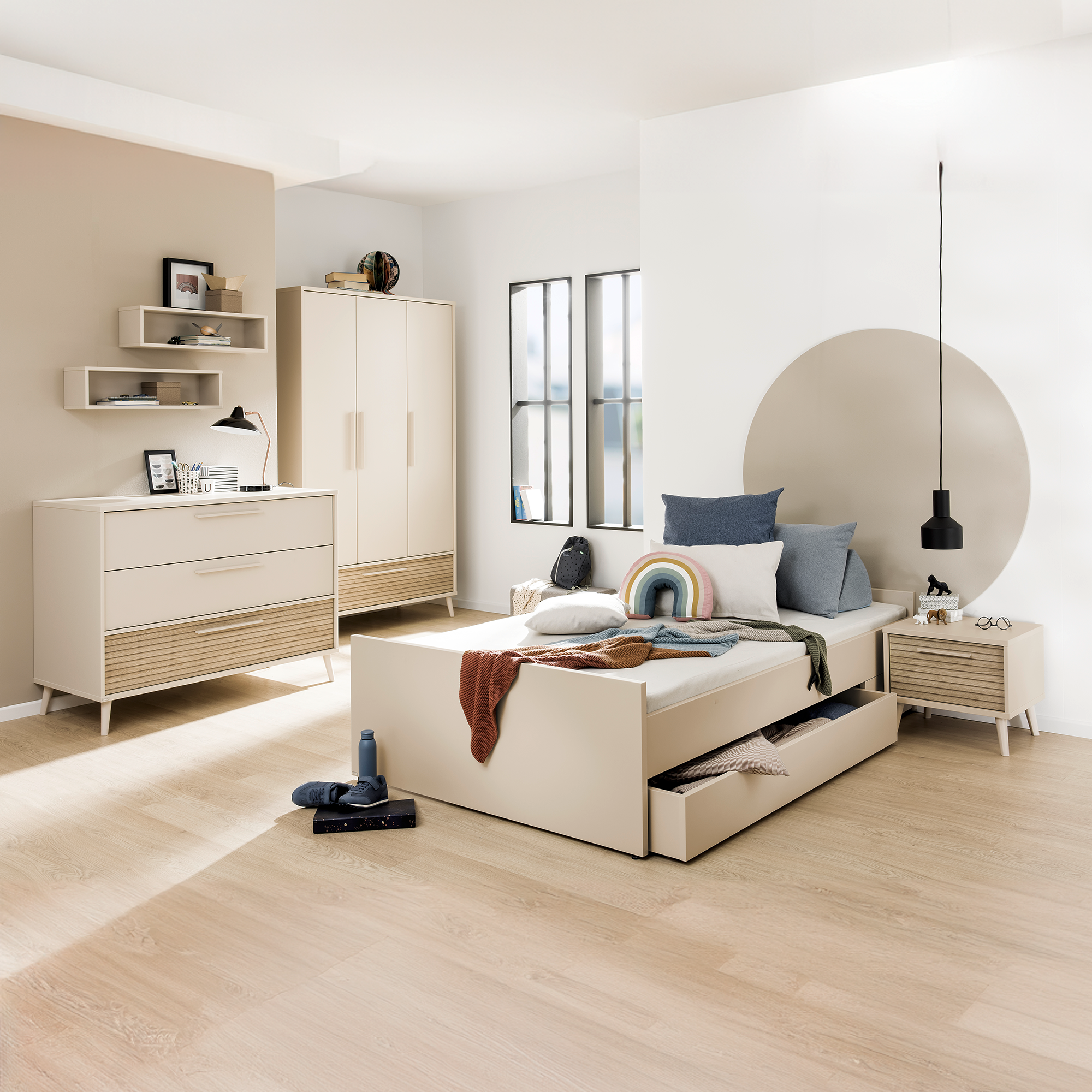 Bodenbetten, PAIDI, Beige – Produktansicht