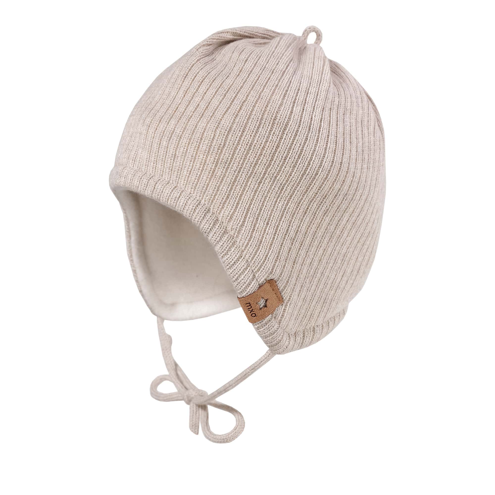 Strickmützen, MaxiMo, Beige – Besonderheit: aus 100% Bio-Baumwolle