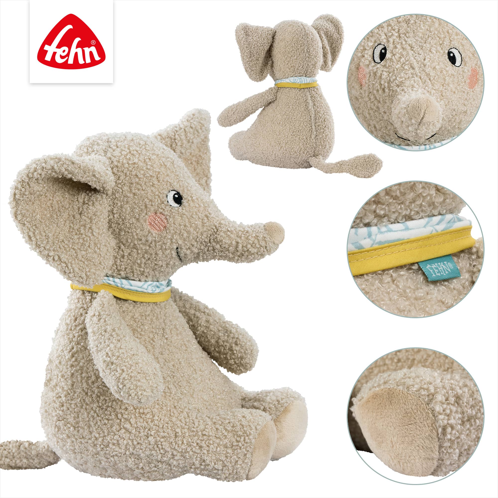Kuscheltiere, fehn, Grau – Produktansicht