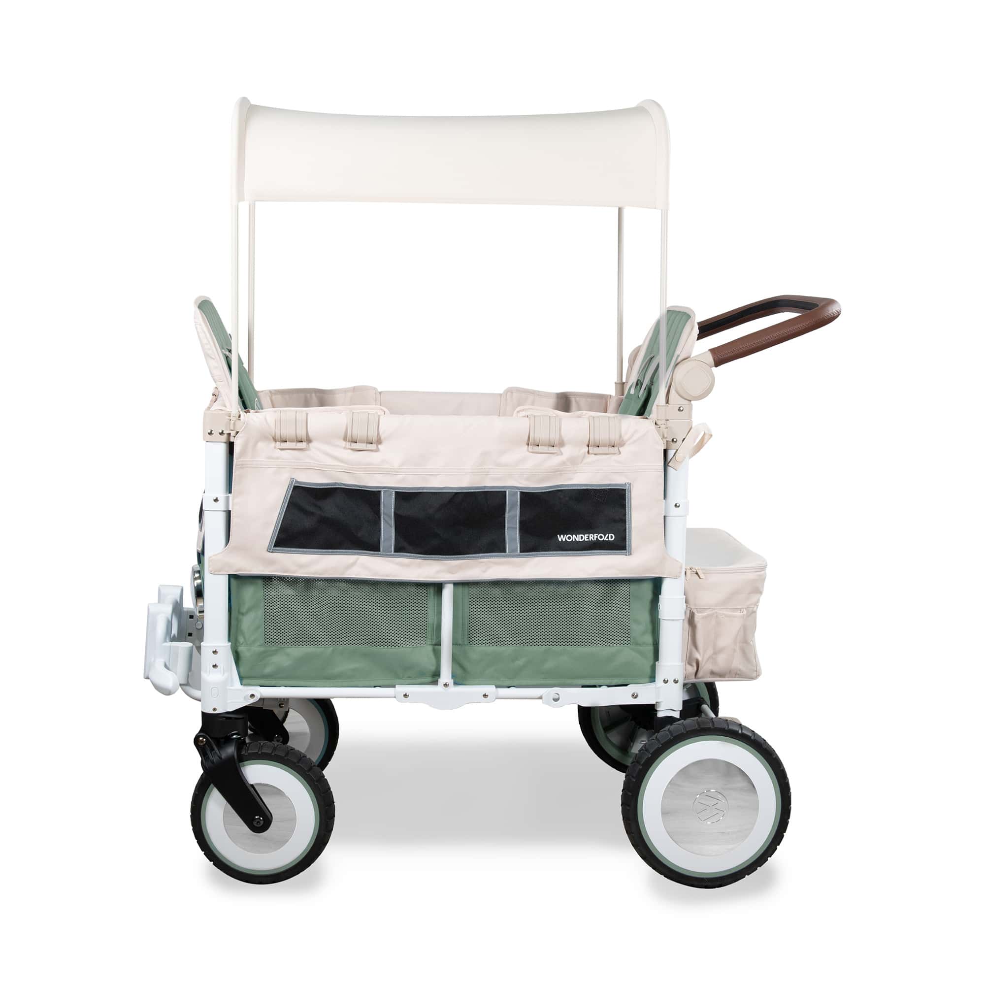 Zwillingswagen & Geschwisterwagen, WONDERFOLD, Grün – Produktansicht