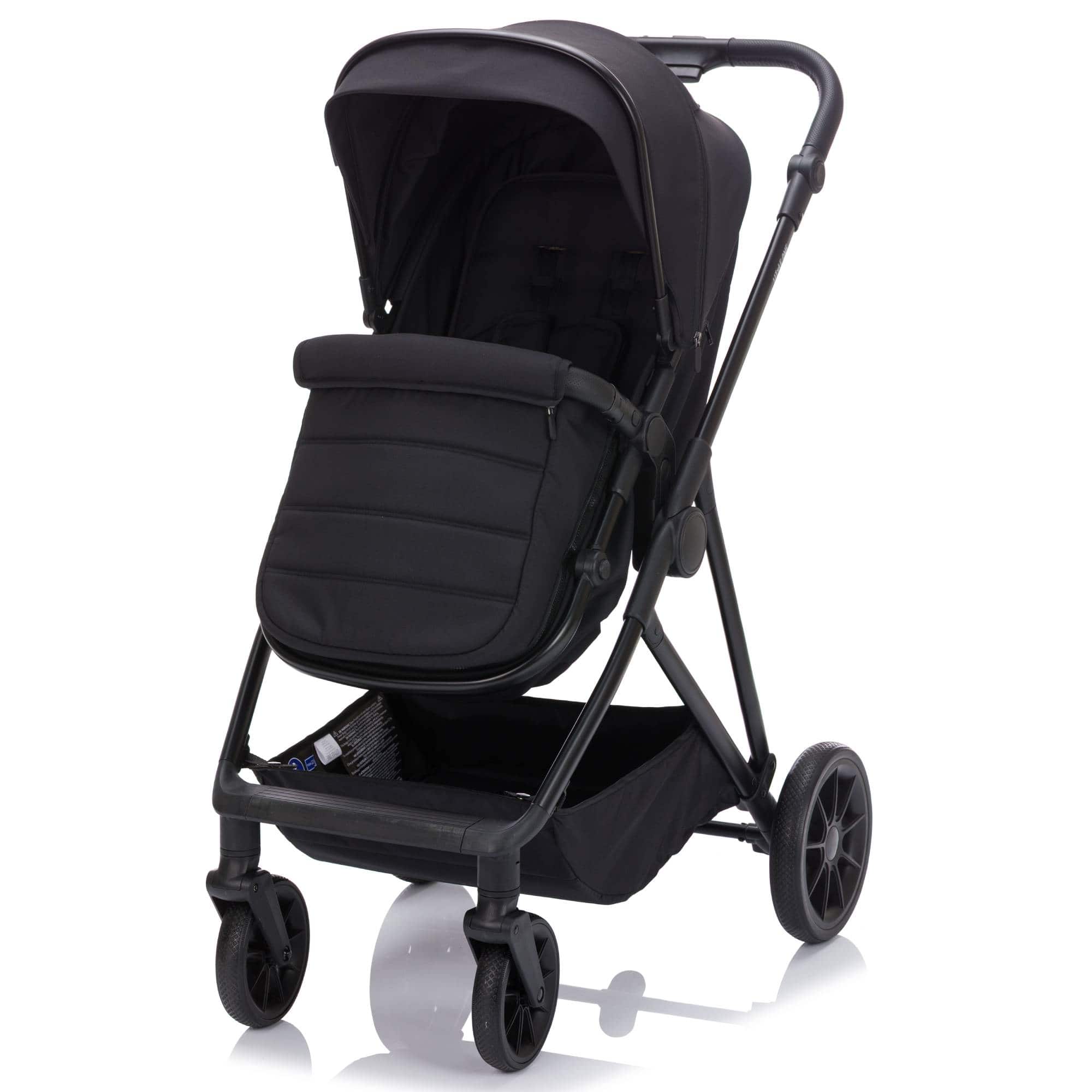 Kombi-Kinderwagen, LITTLE ONE, Schwarz – Produktansicht