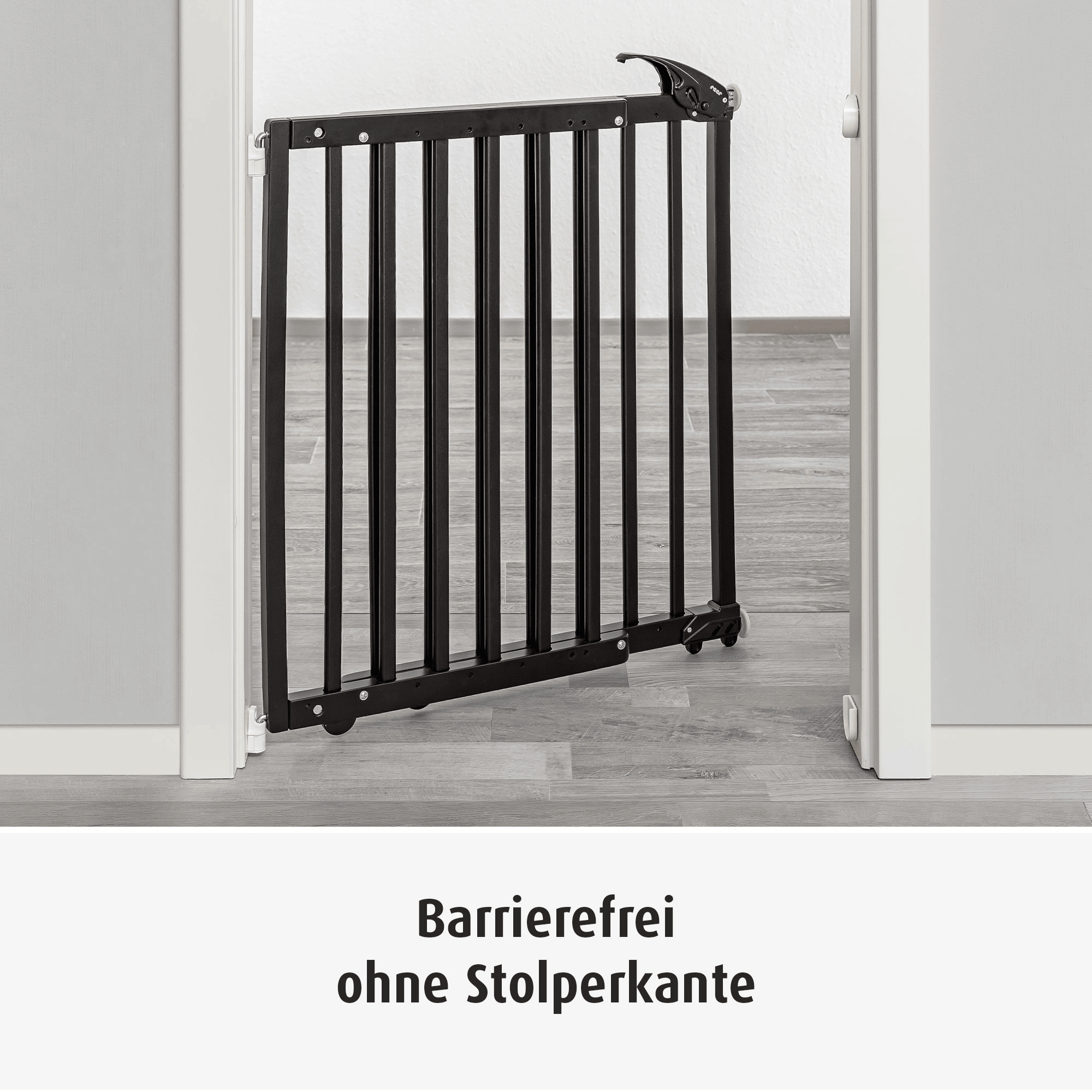 Tür- & Treppenschutzgitter, reer, Schwarz – Produktansicht