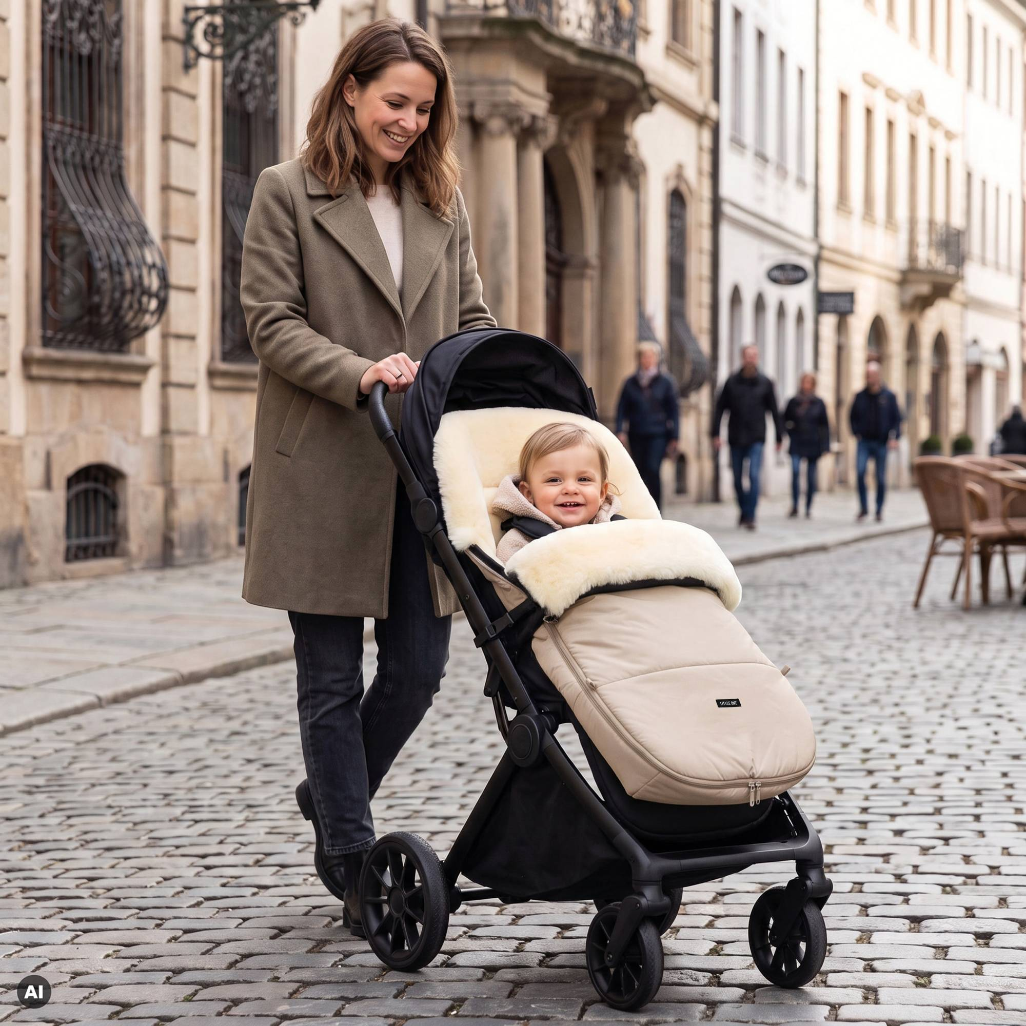 Fußsäcke & Decken, LITTLE ONE, Beige – Produktansicht