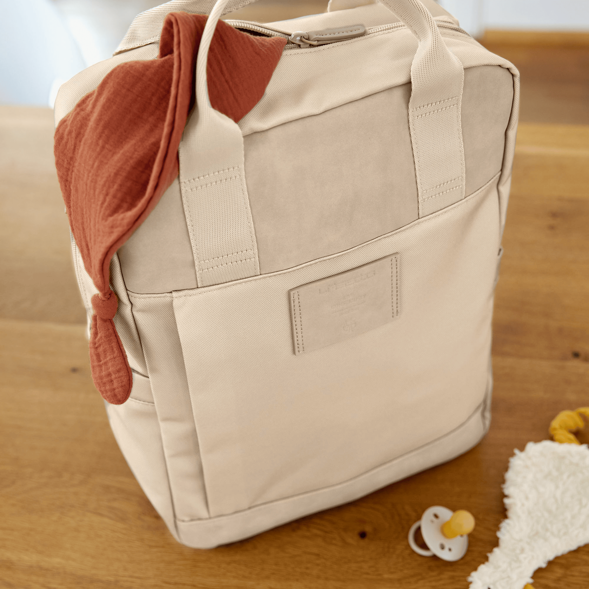 Wickelrucksäcke, LÄSSIG, Beige – Produktansicht