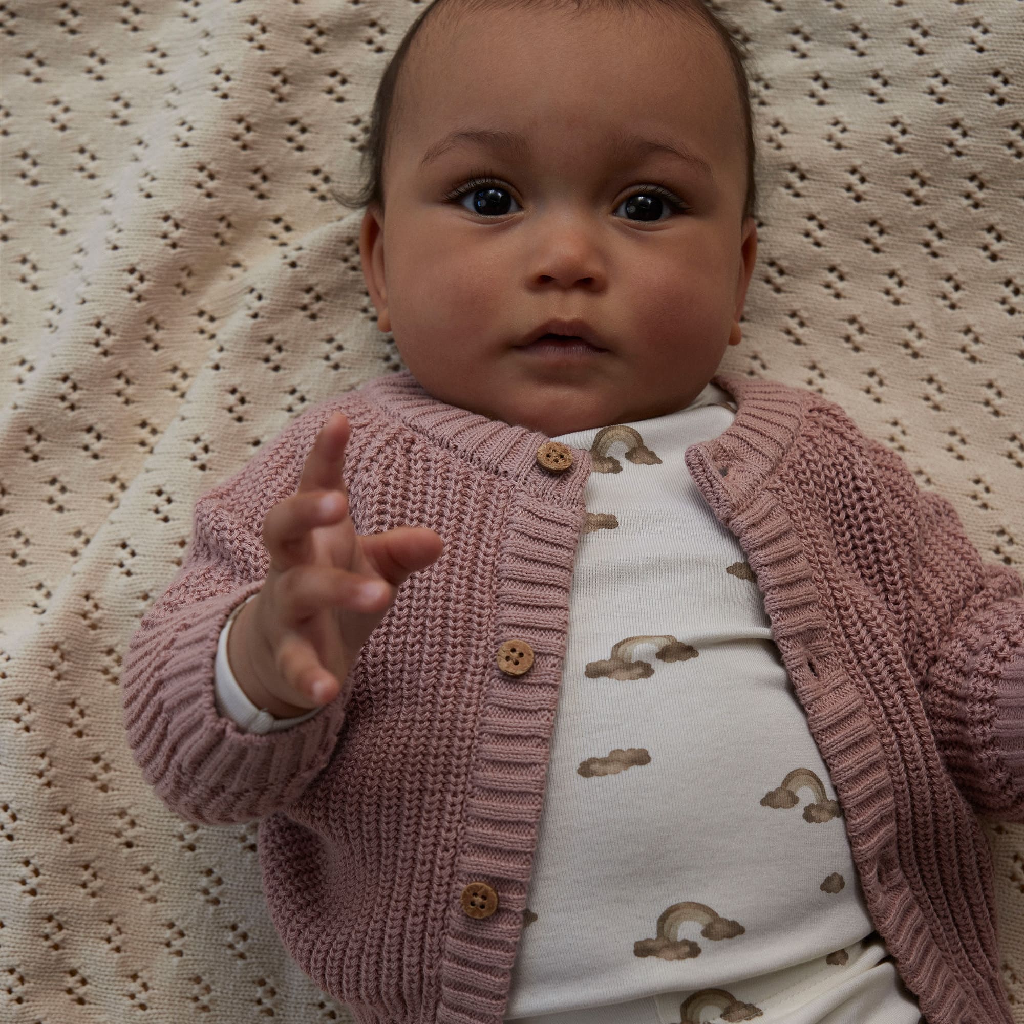 Langarmbodys, Lil' Atelier, Weiß – Besonderheit: Druckknöpfe erleichtern das An- und Ausziehen