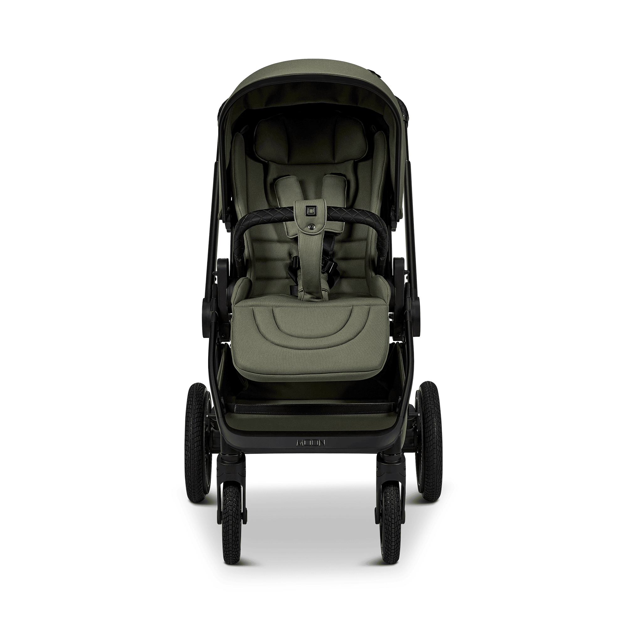 Kombi-Kinderwagen, MOON, Grün – Produktansicht