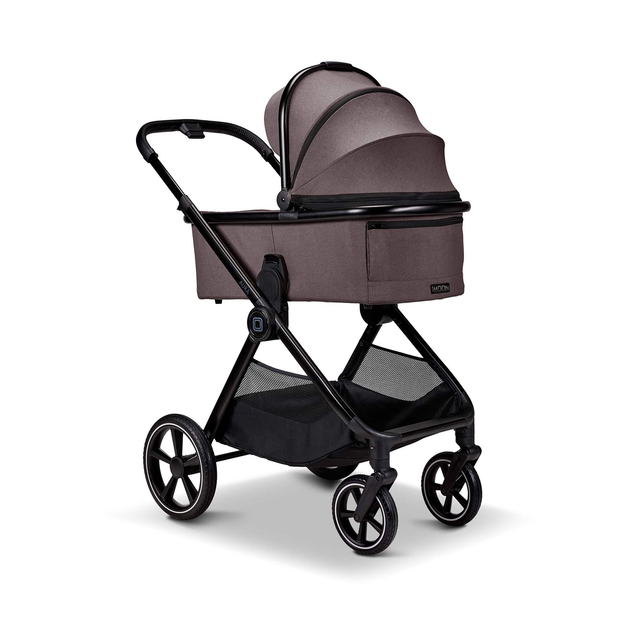 Kombi-Kinderwagen, MOON, Braun – Produktansicht