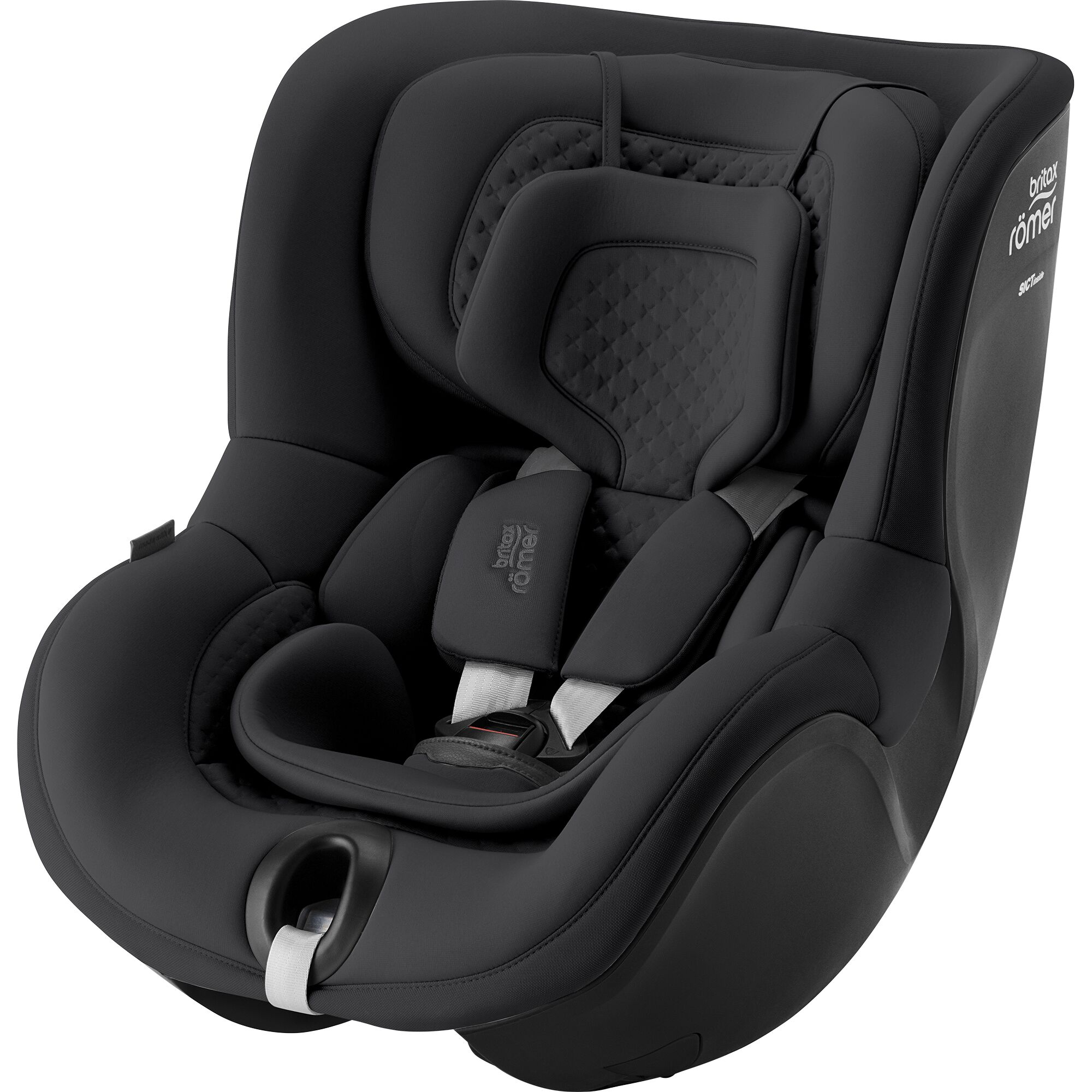 Reboarder 0-18 kg, Gruppe 0+/1, Britax Diamond, Schwarz – Besonderheit: mit Base: 360° Drehfunktion zur leichteren Handhabung beim Anschnallen