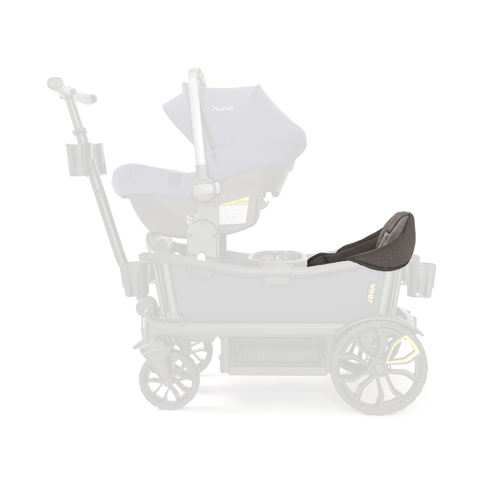 Bollerwagen, VEER, Grau – Produktansicht