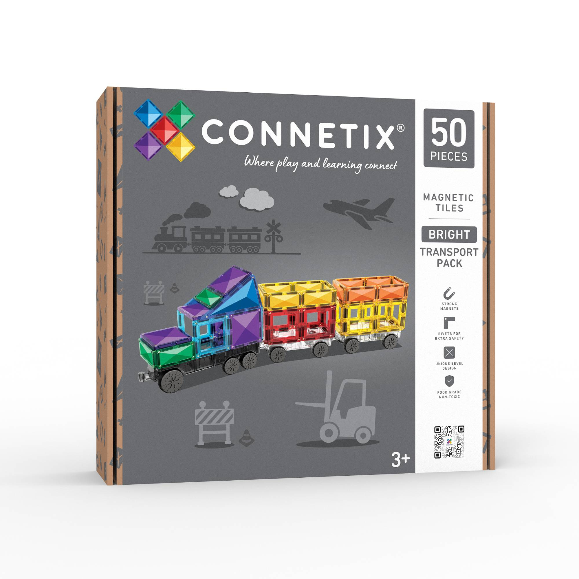 Bausteine, Connetix, Grau – Produktansicht