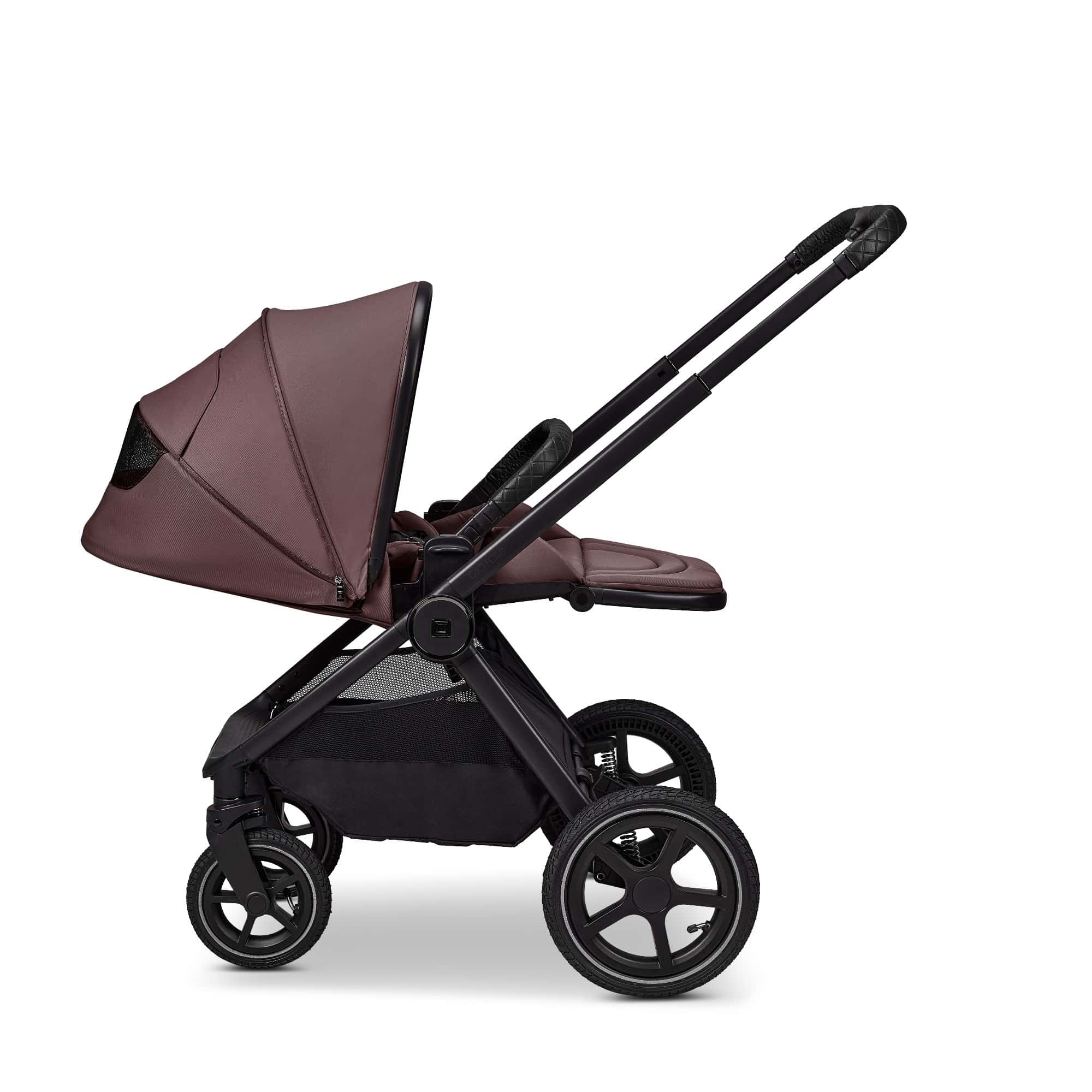 Kombi-Kinderwagen, MOON, Braun – Produktansicht