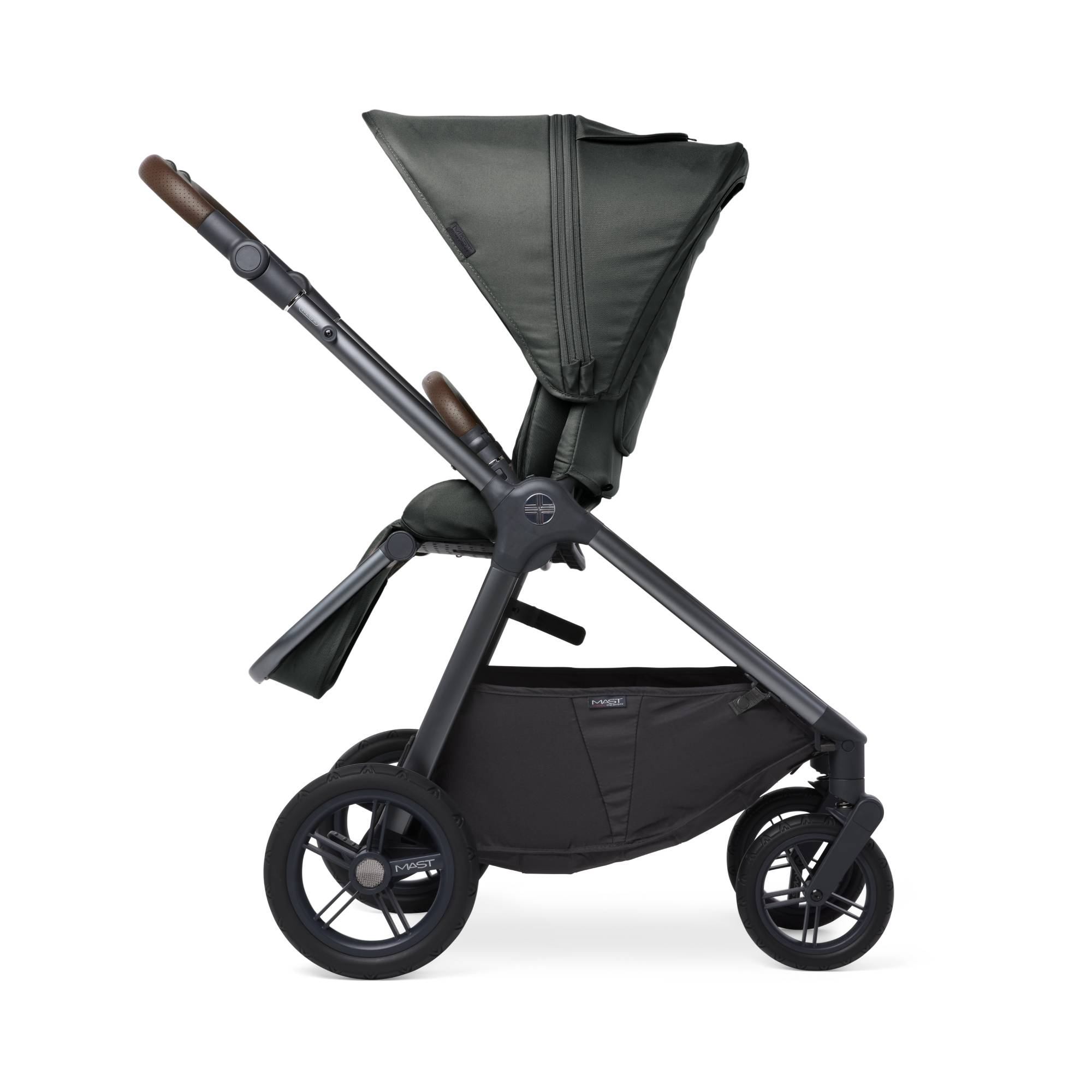 Kombi-Kinderwagen, MAST, Schwarz – Produktansicht