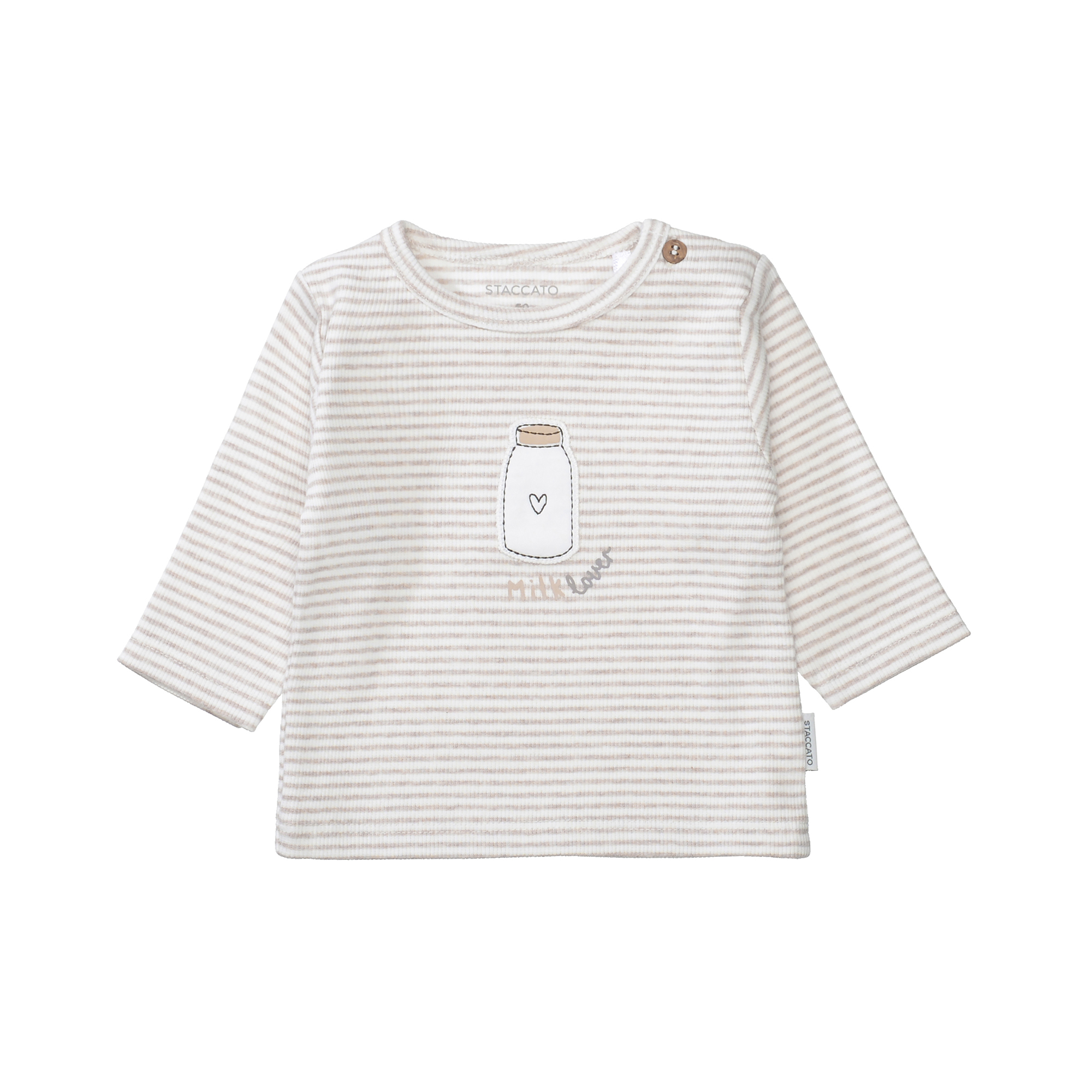 Langarmshirts, STACCATO, Beige – Produktansicht