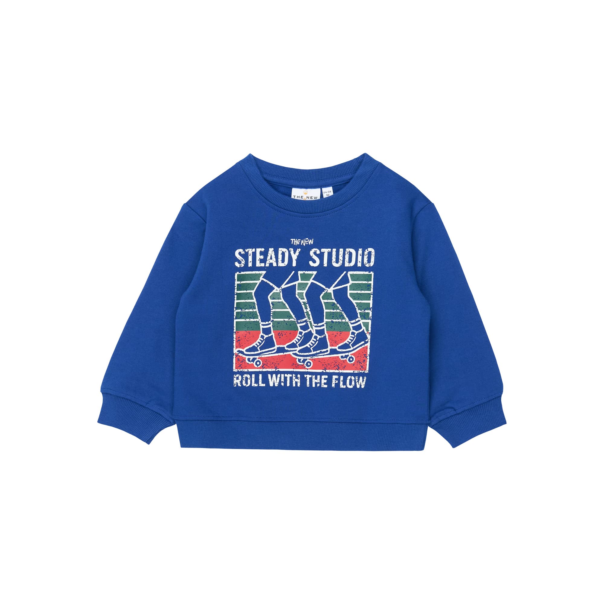 Pullover & Sweatshirts, mikk-line, Blau – Besonderheit: aus 100% Baumwolle
