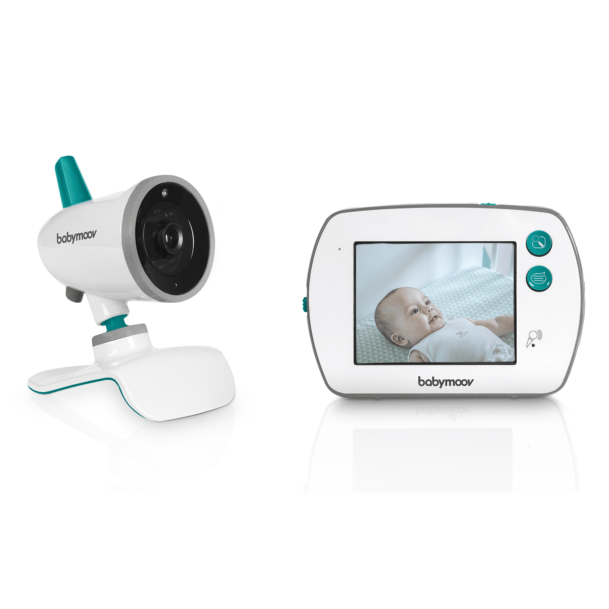 Video Babyphone, babymoov, Weiß – Besonderheit: intuitive Menüführung