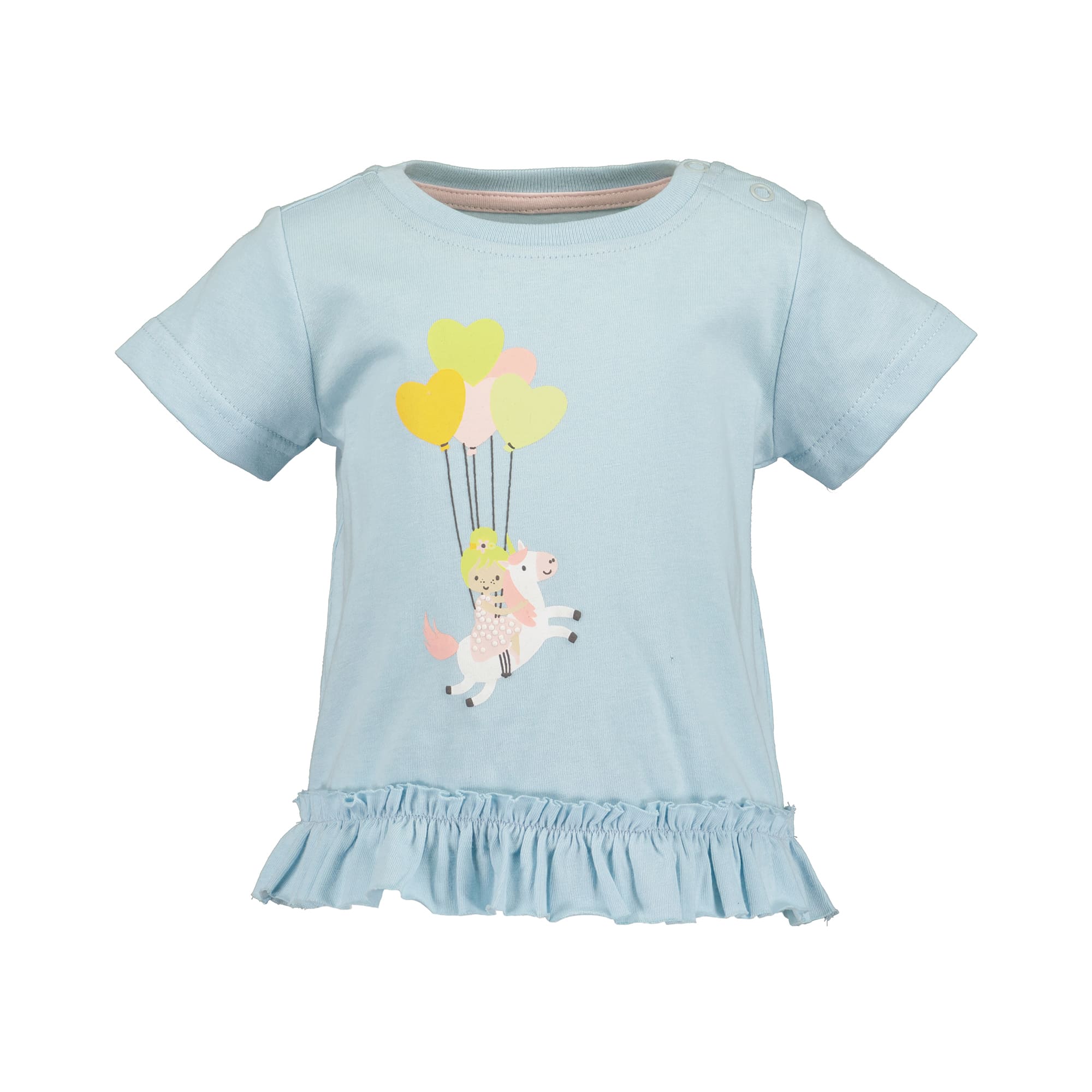 Kurzarmshirts, blue seven, Blau – Produktansicht