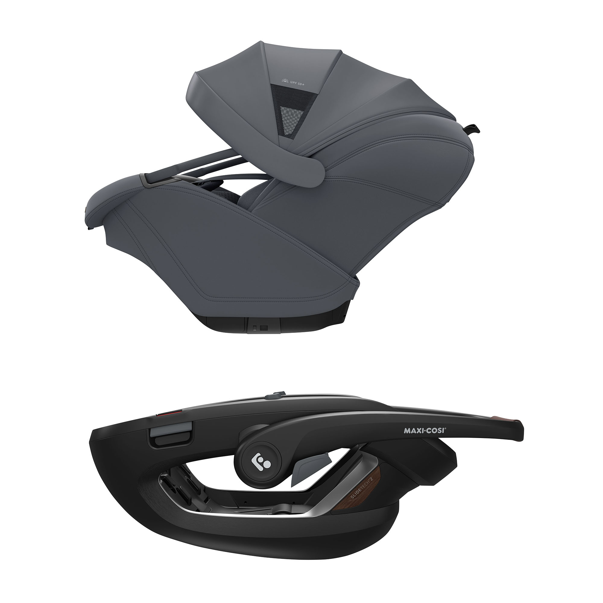 Babyschalen 0-13 kg, Gruppe 0+, MAXI-COSI Premium, Grau – Produktansicht