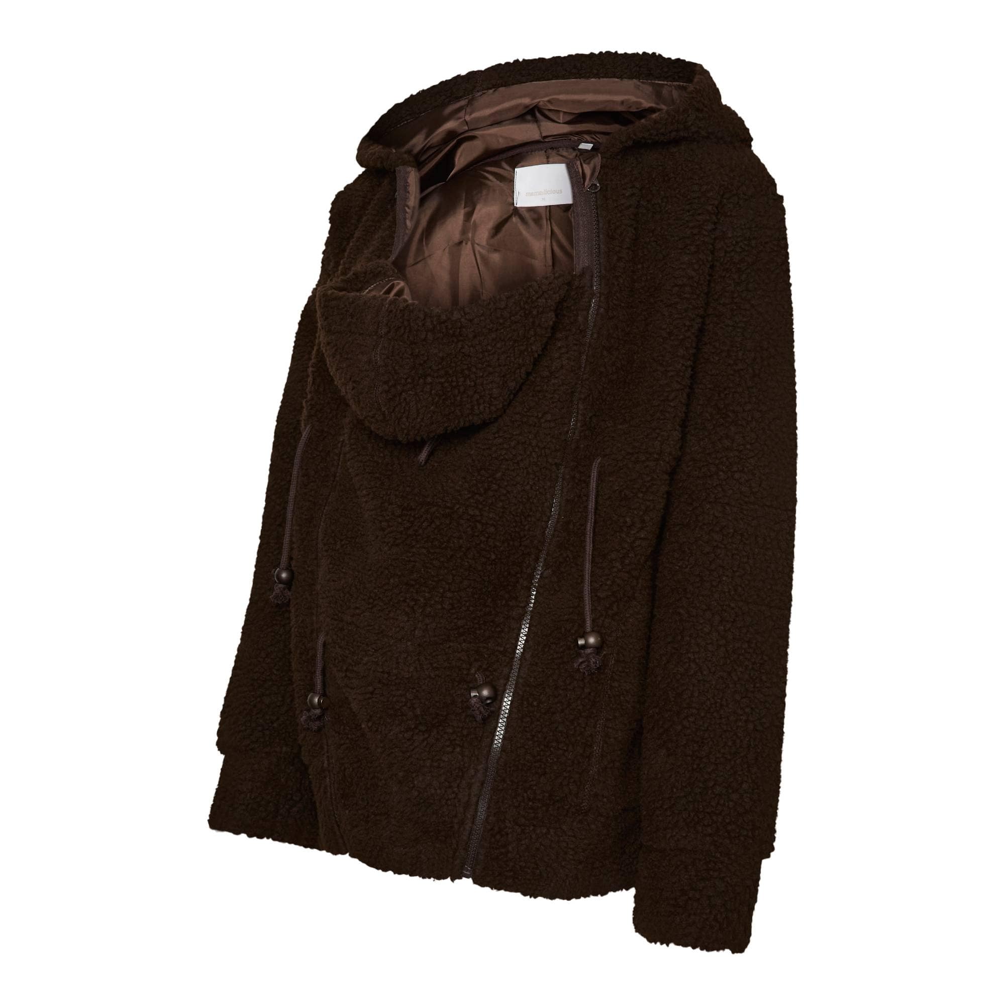 sonstige Umstandsmode, Mamalicious, Braun – Besonderheit: 3-in-1 Outerwear Umstandsjacke