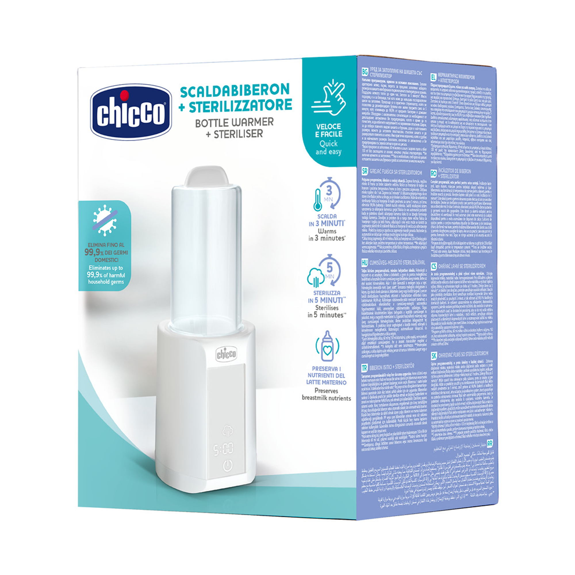 Babykostwärmer, chicco, Weiß – Produktansicht