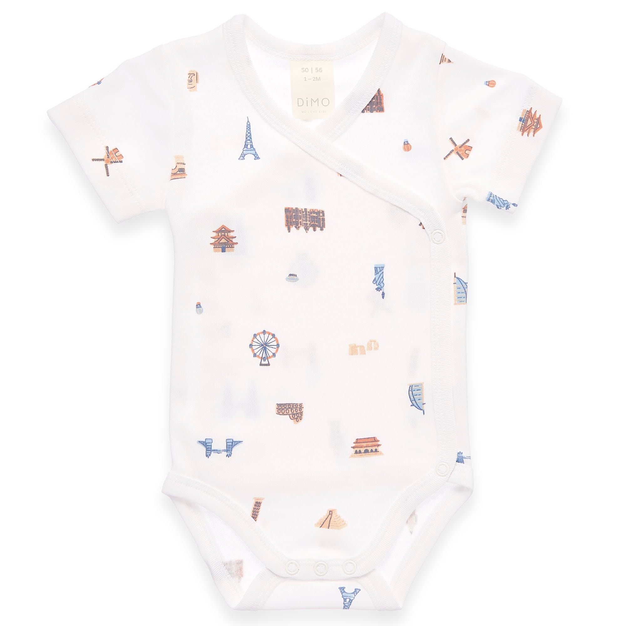 Wickelbodys, DIMO, Weiß – Besonderheit: aus 100% Baumwolle