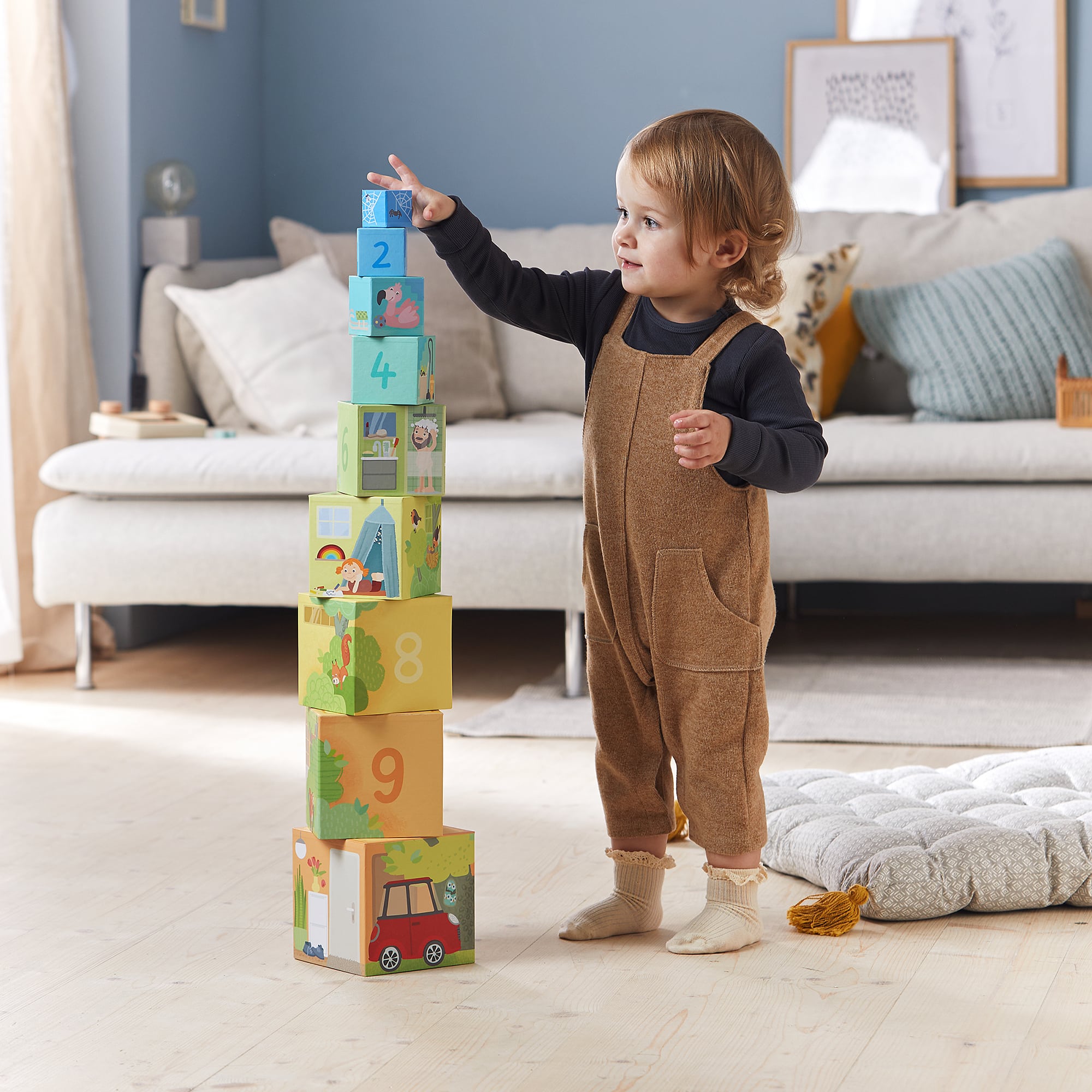 Stapeltürme, HABA, Grün – Produktansicht