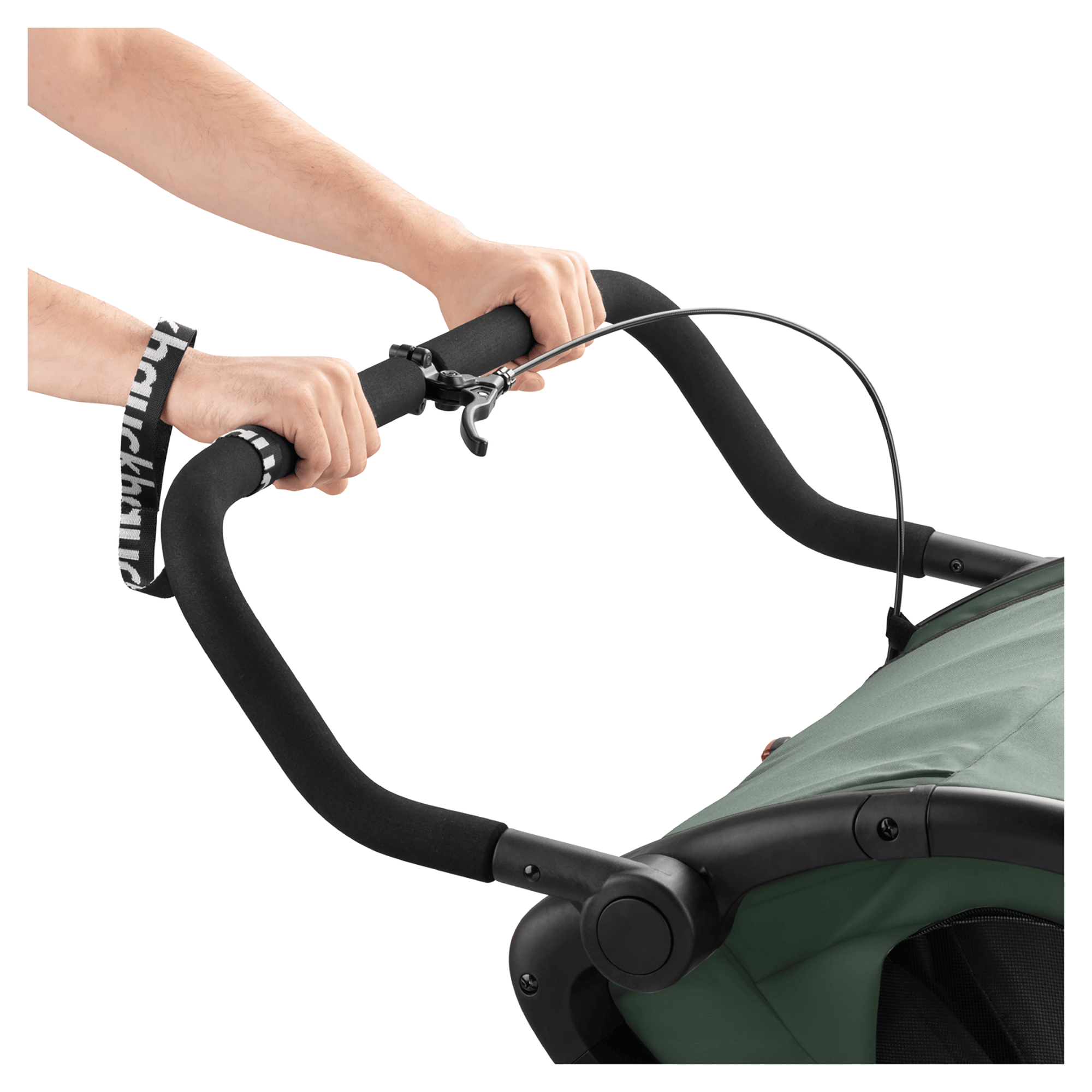 Fahrradanhänger, hauck, Grün – Produktansicht