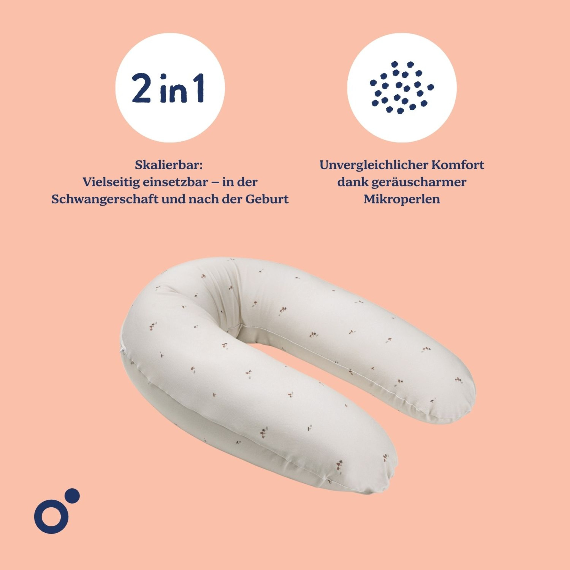 Stillkissen, doomoo, Braun – Produktansicht
