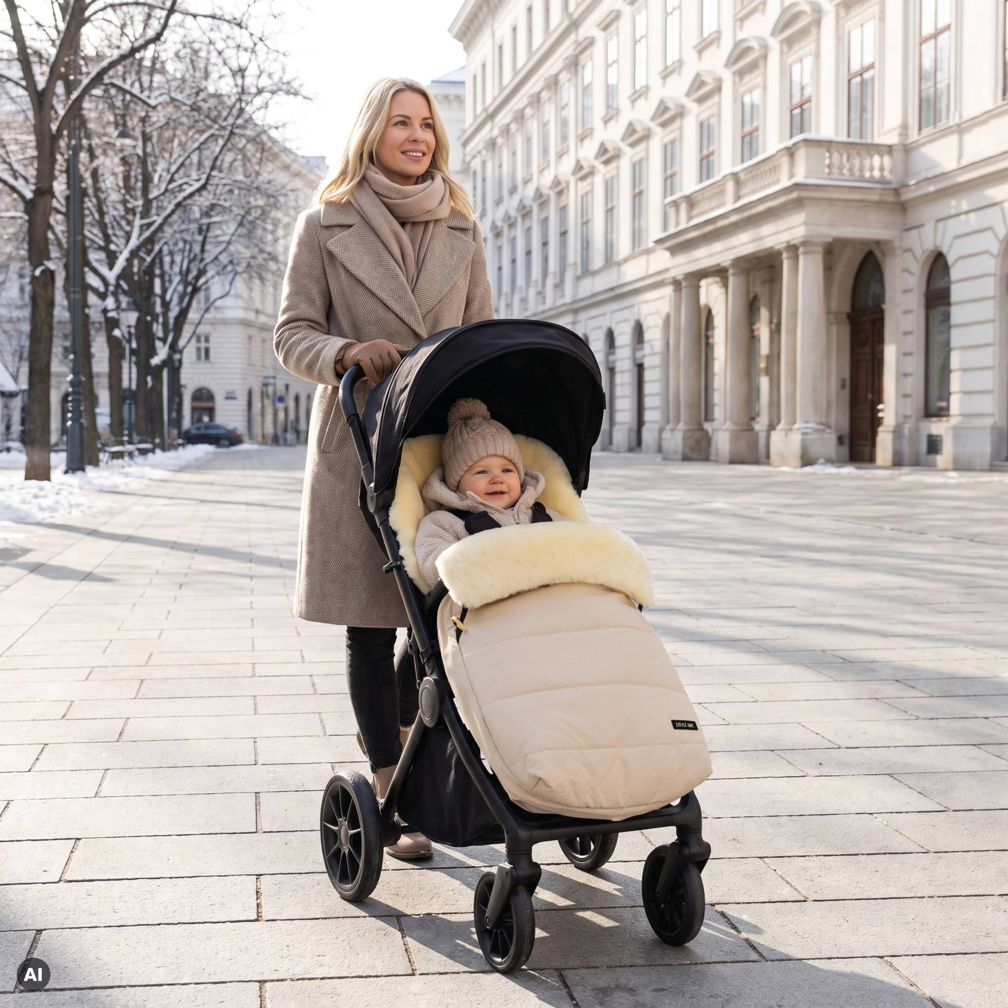 Fußsäcke & Decken, LITTLE ONE, Beige – Produktansicht