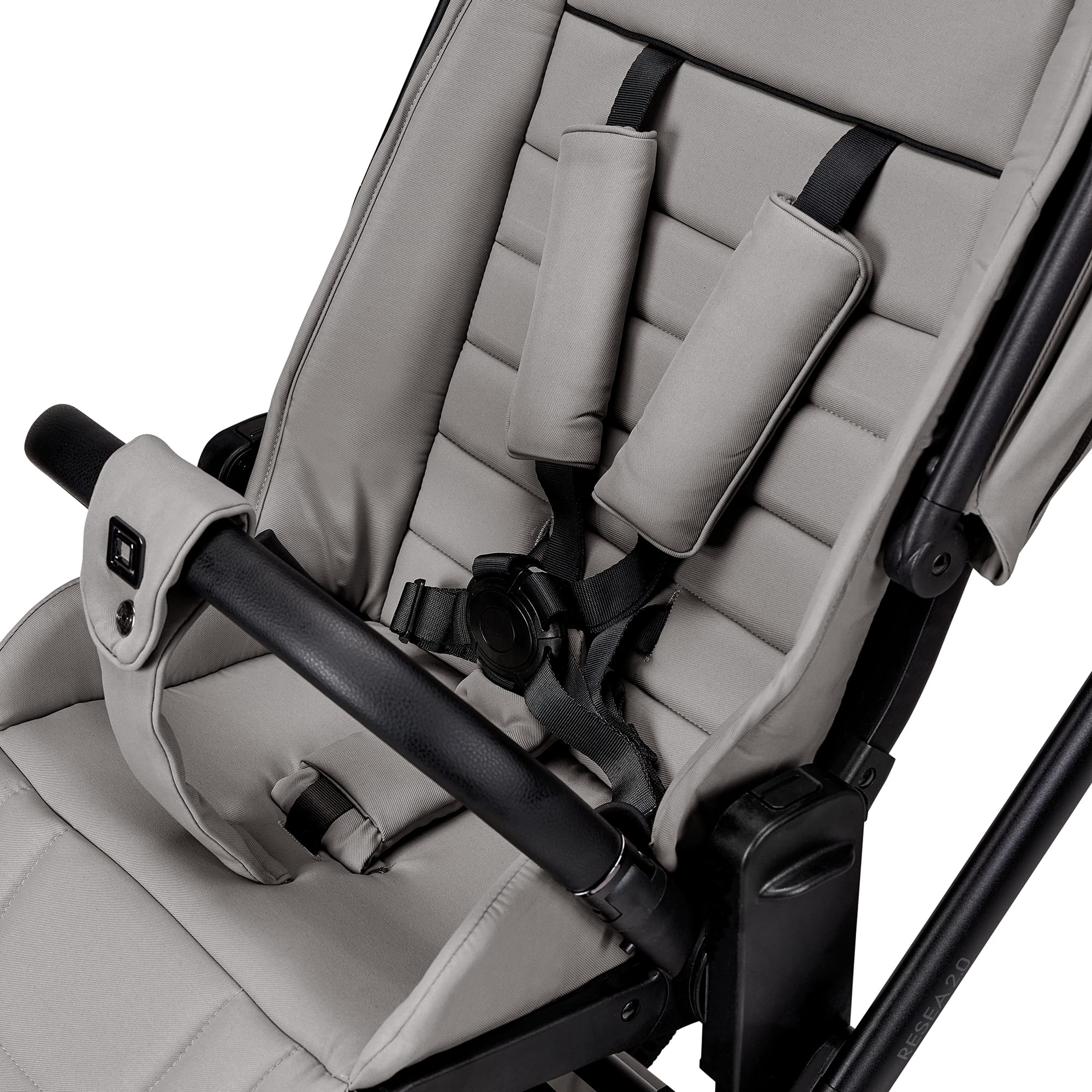 Kombi-Kinderwagen, MOON, Grau – Produktansicht