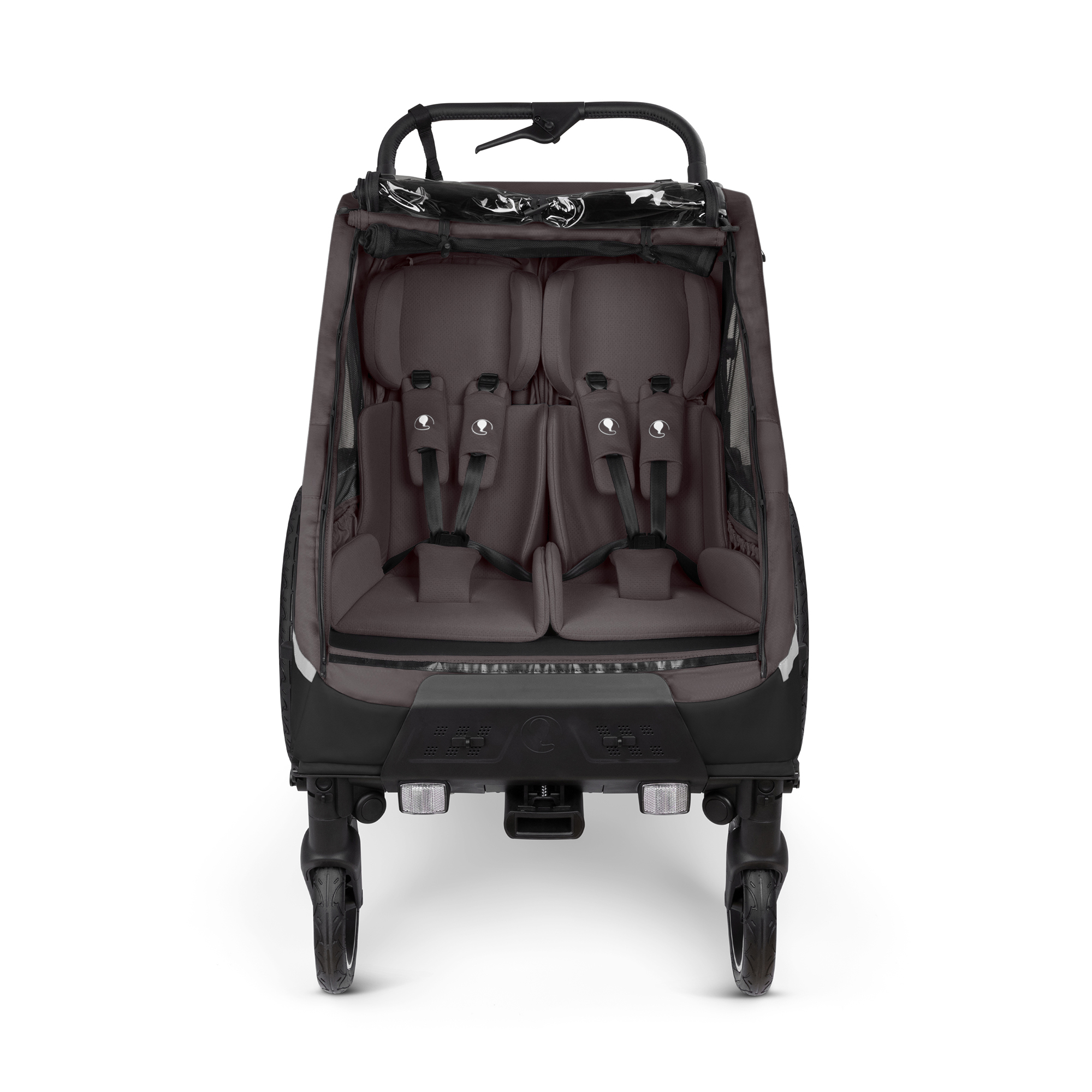 Fahrradanhänger, ABC DESIGN, Grau – Produktansicht