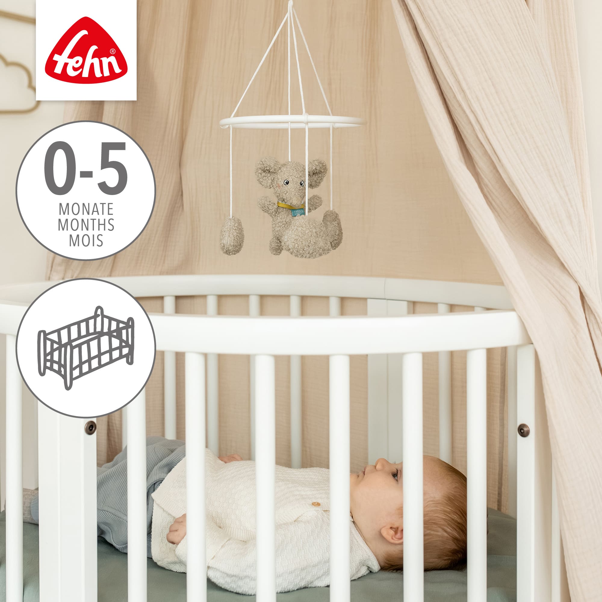 Mobilés, fehn, Beige – Produktansicht