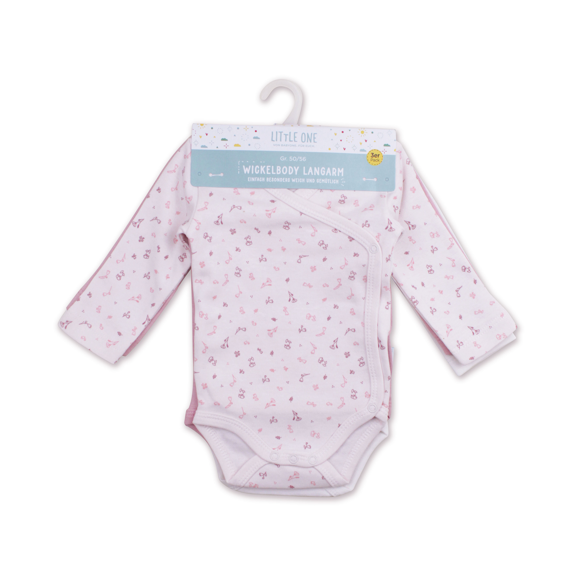 Wickelbodys, LITTLE ONE, Pink – Produktansicht