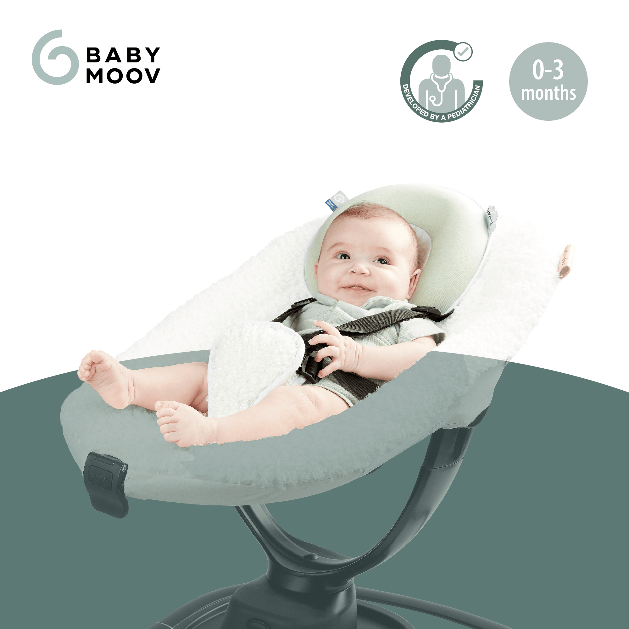 Bettdecken & Kissen, babymoov, Grün – Produktansicht