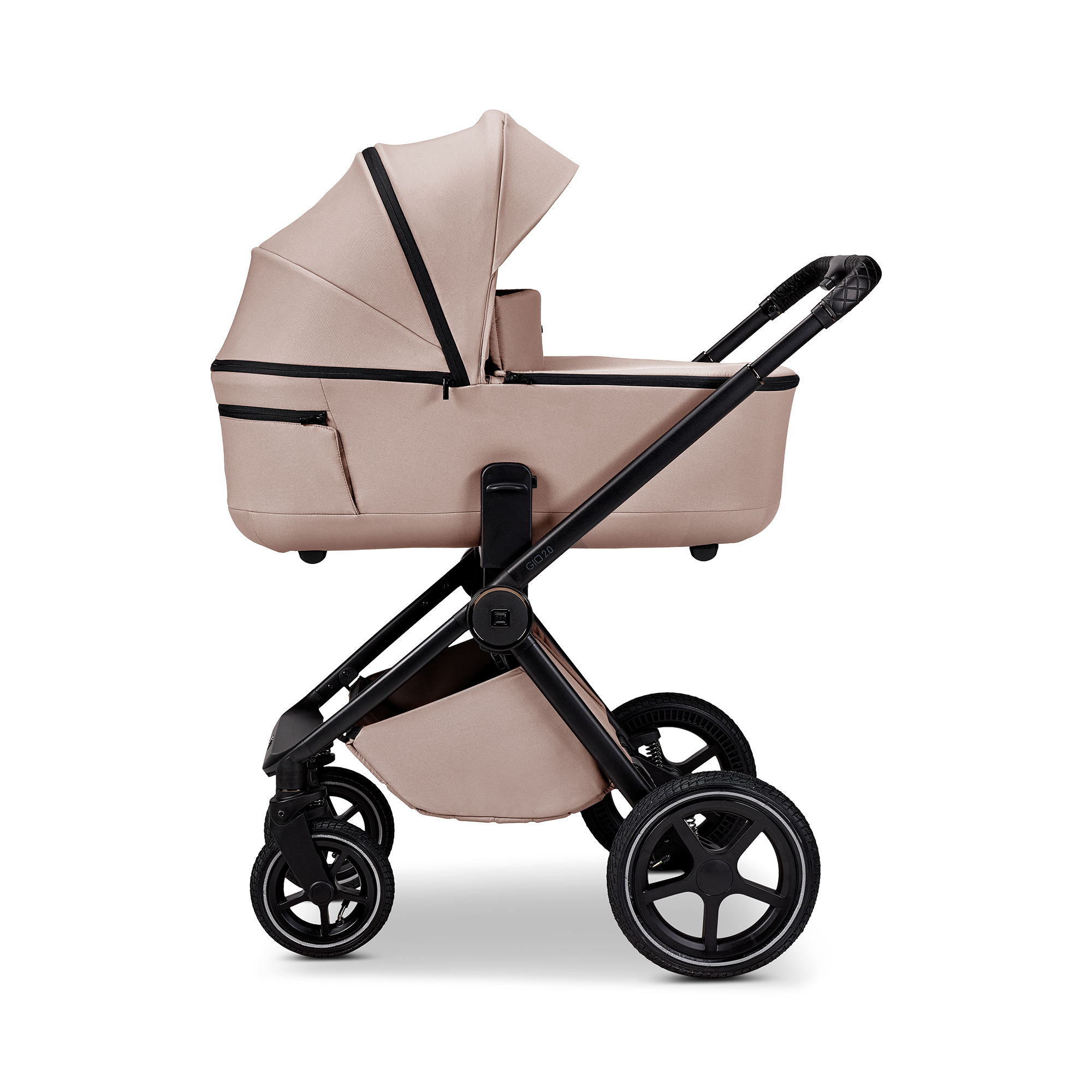 Kombi-Kinderwagen, MOON, Beige – Produktansicht