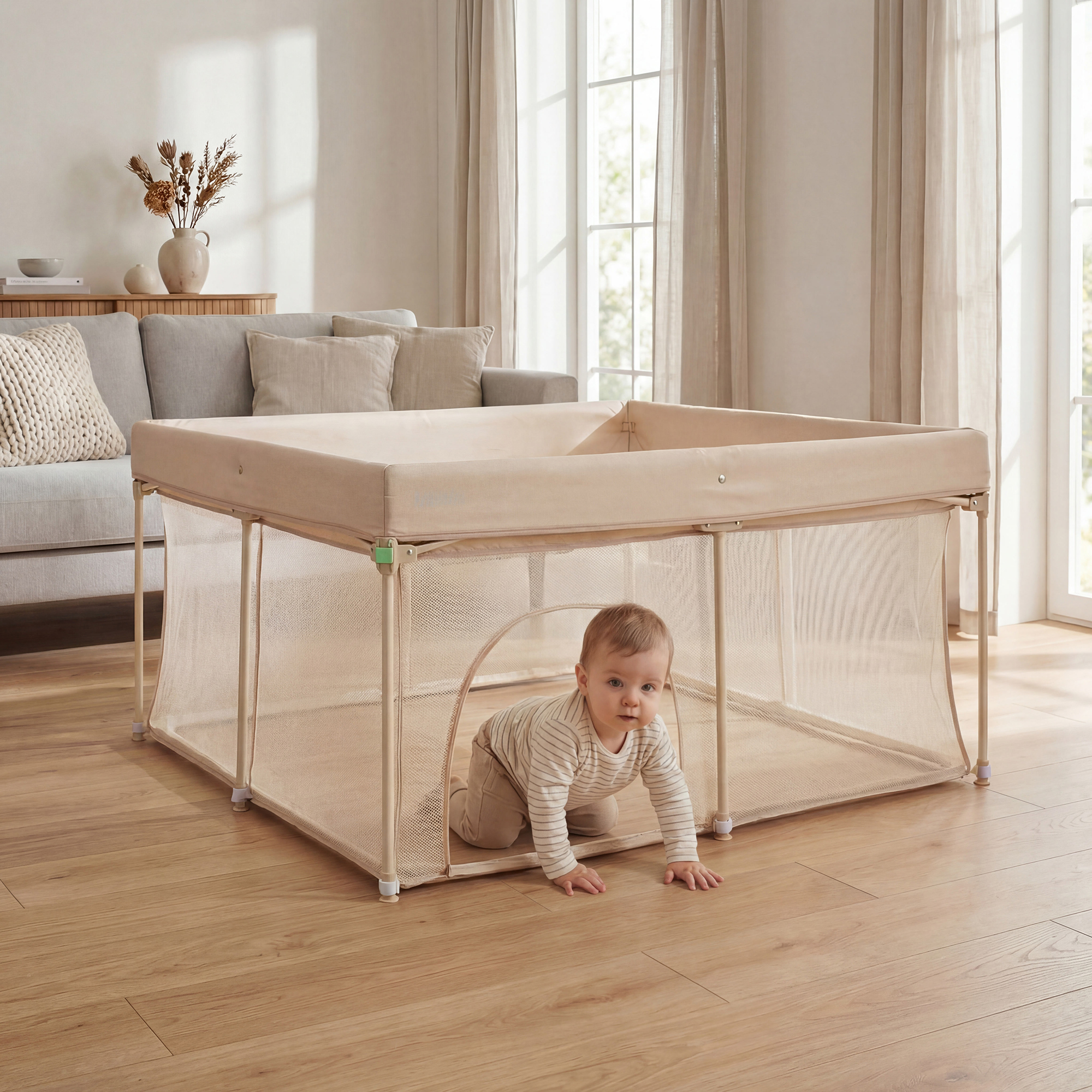 Laufgitter & Laufgittereinlagen, fillikid, Beige – Produktansicht