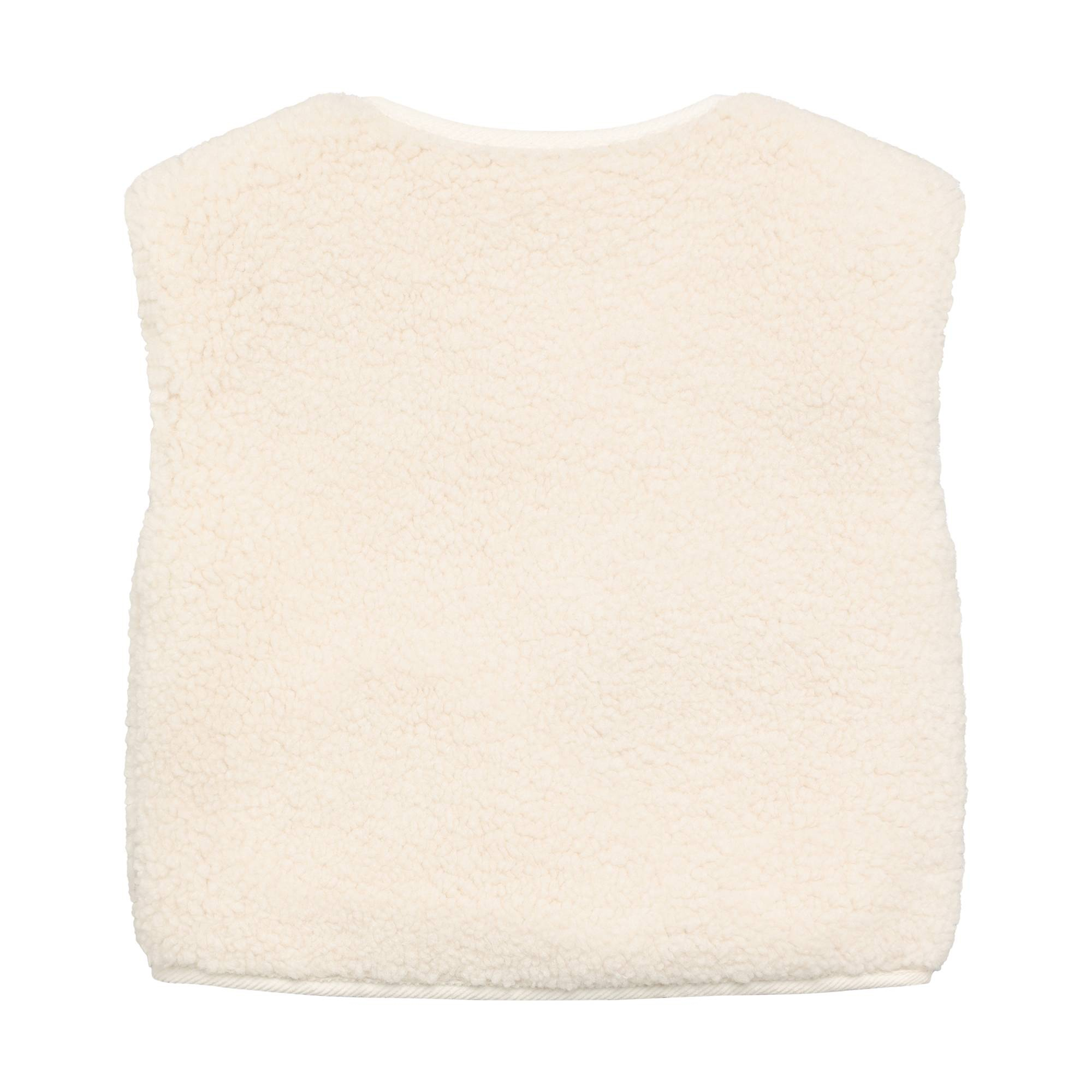 Westen, noppies, Weiß – Besonderheit: aus 100% recyceltem Polyester