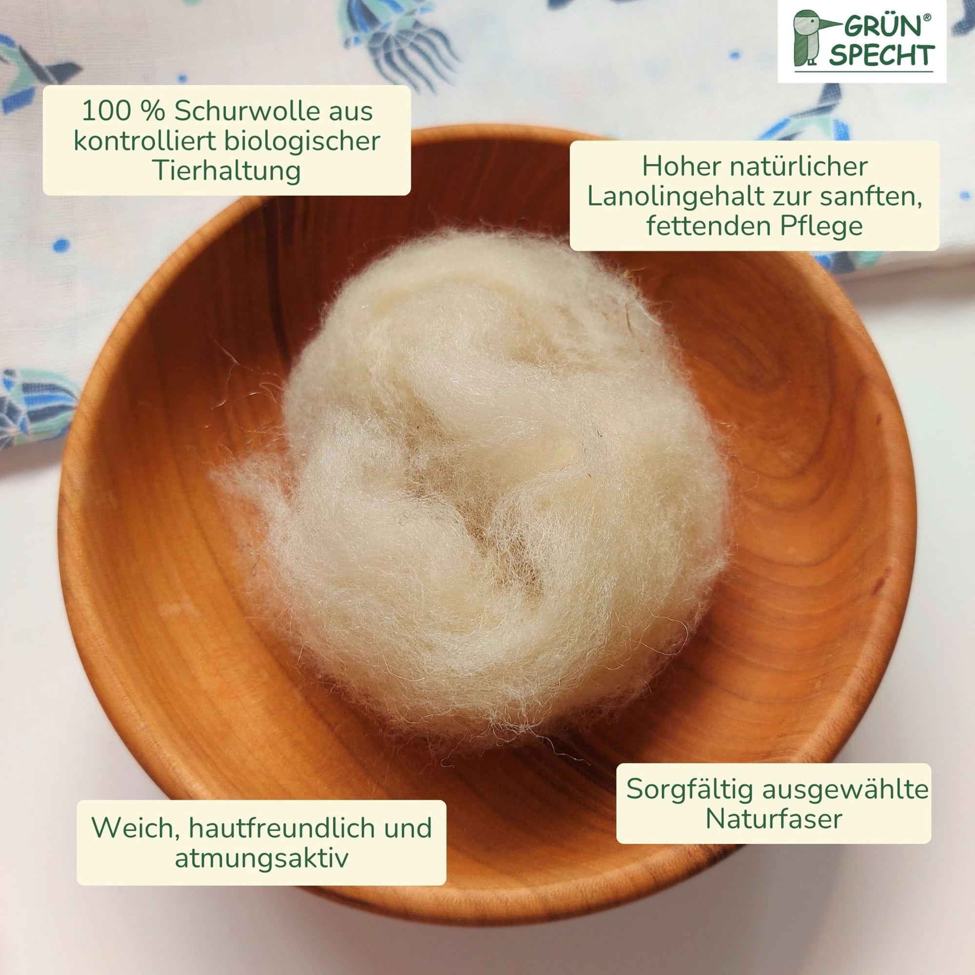 Körperpflege, GRÜNSPECHT, Beige – Produktansicht