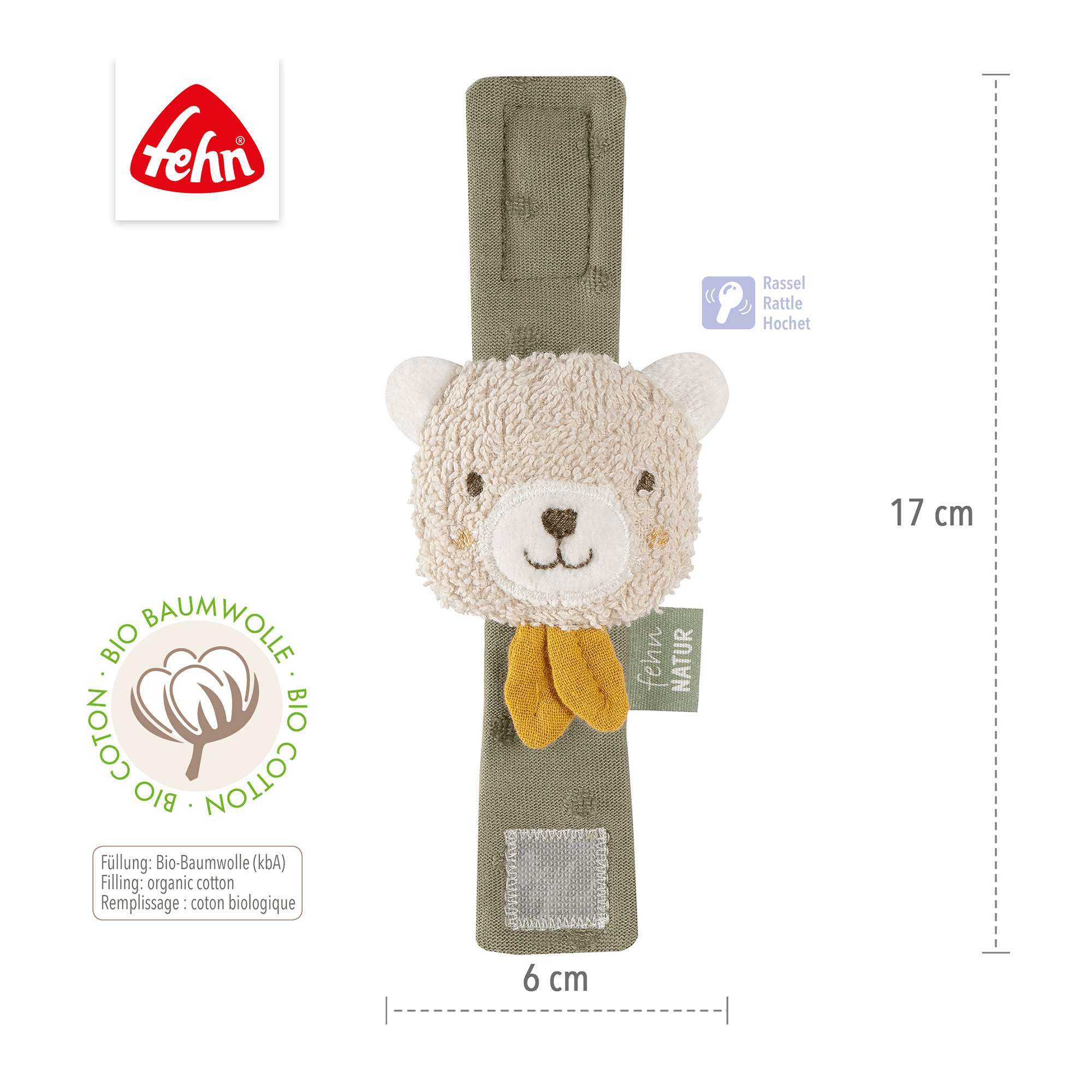 Rasseln & Greiflinge, fehn, Grün – Produktansicht