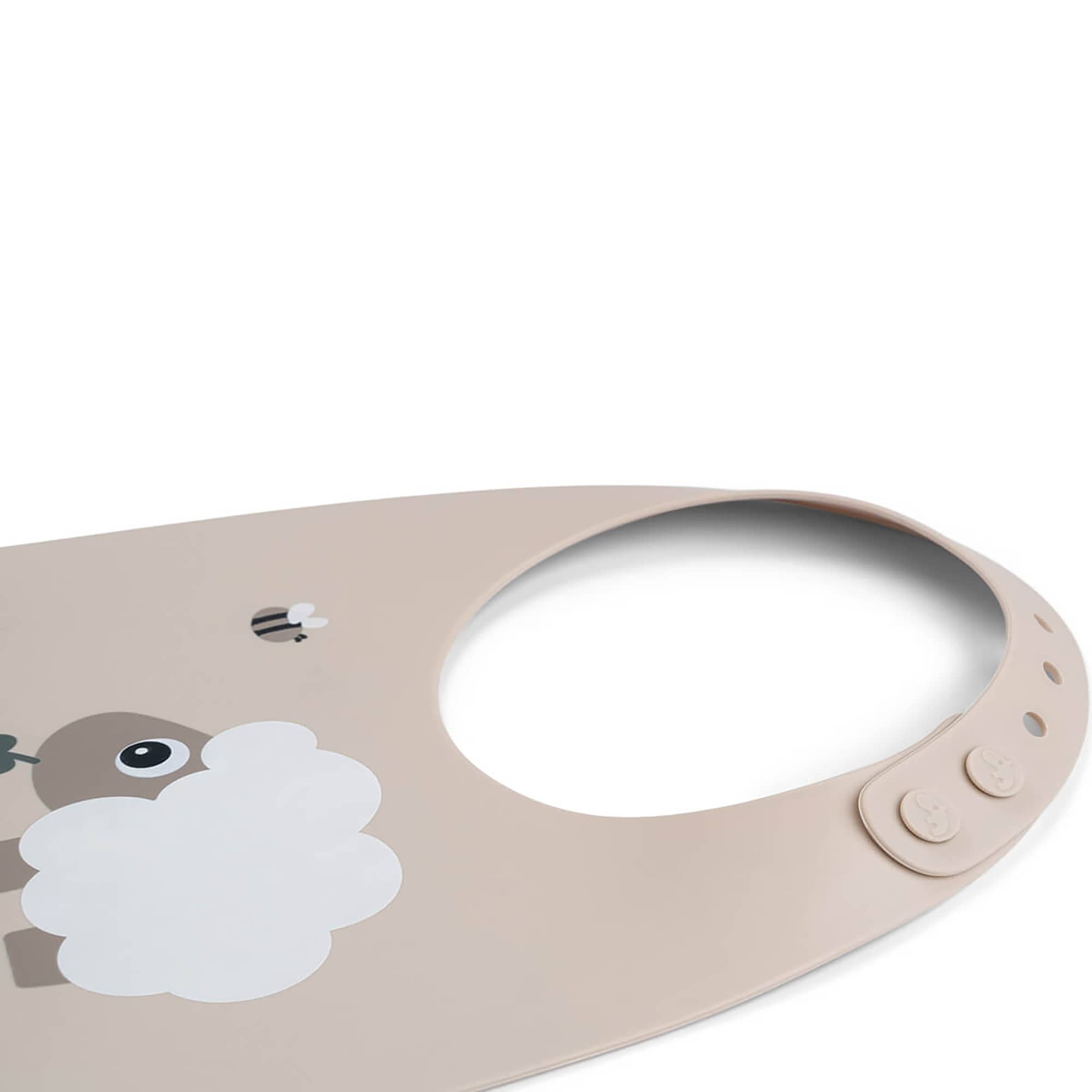 Lätzchen mit Auffangschale, done by deer, Beige – Produktansicht