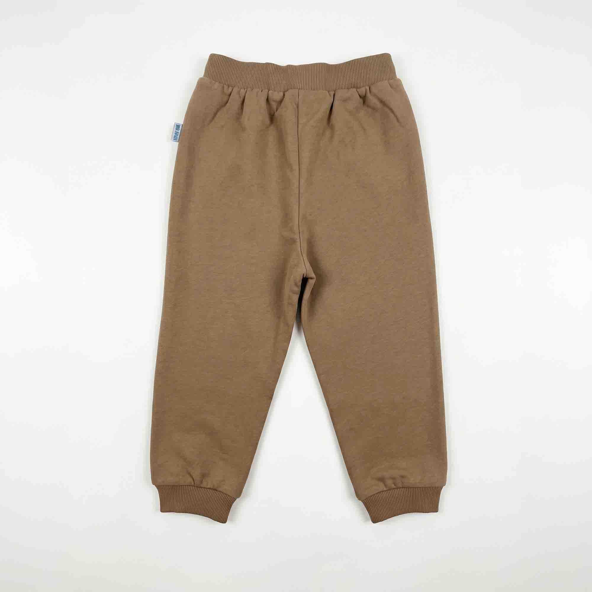 Jogginghosen, LITTLE ONE, Braun – Besonderheit: Oeko-Tex Standard 100 zertifiziert (Zertifizierungsnummer 08.0.60350 HOHENSTEIN HTTI)