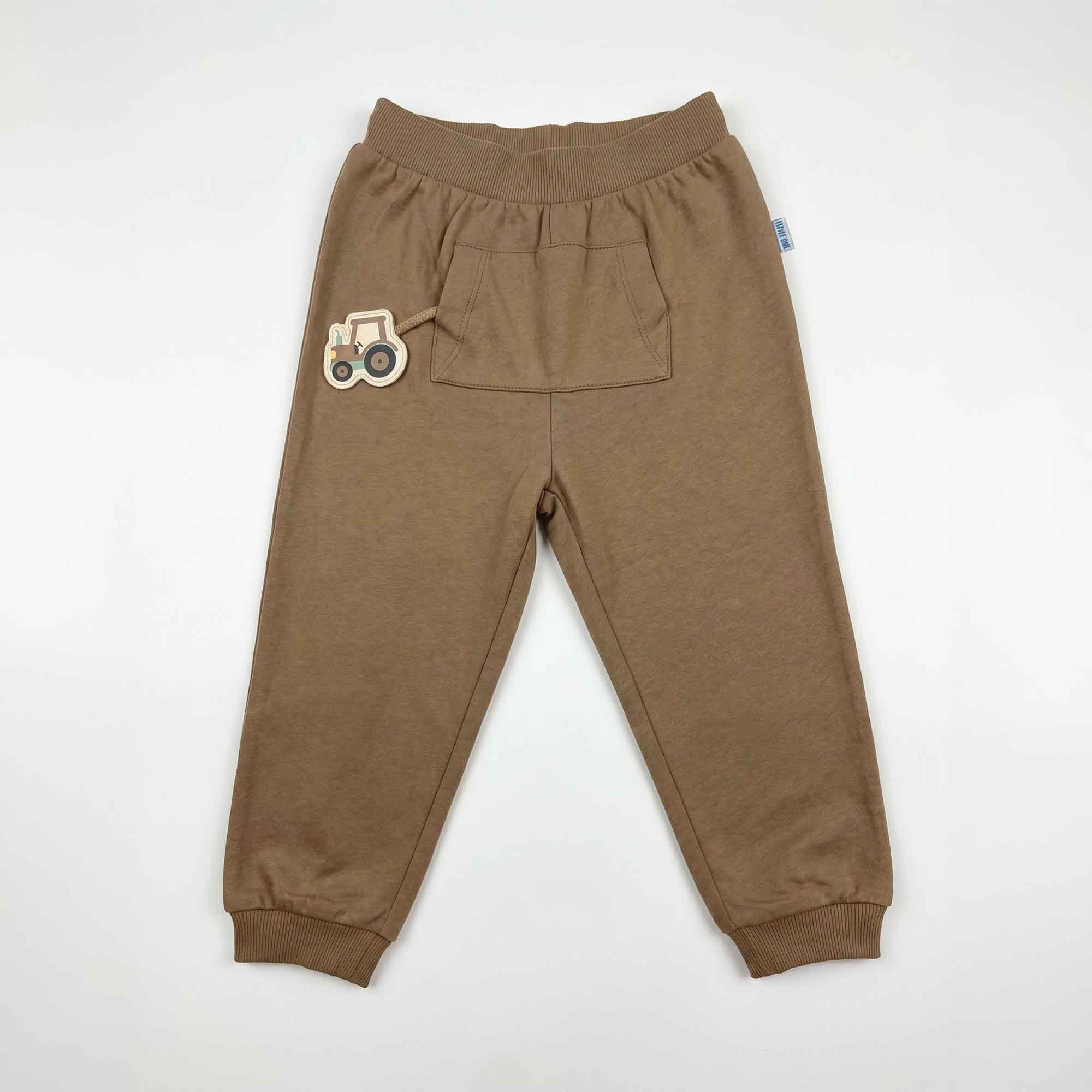 Jogginghosen, LITTLE ONE, Braun – Besonderheit: Oeko-Tex Standard 100 zertifiziert (Zertifizierungsnummer 08.0.60350 HOHENSTEIN HTTI)