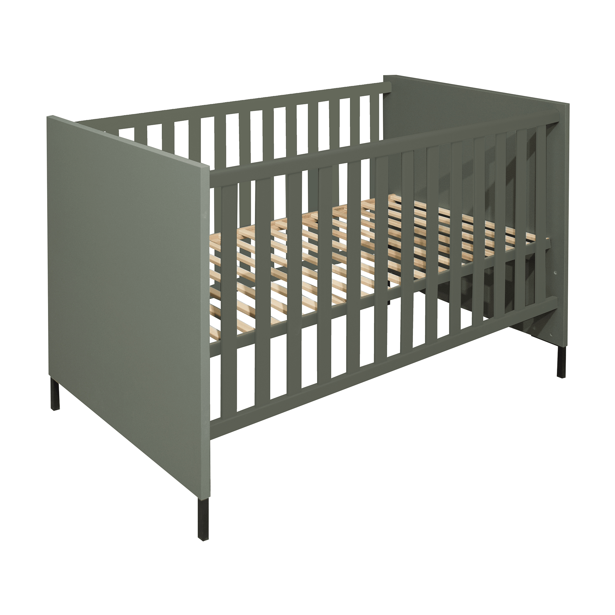 Babyzimmer Sets, Mäusbacher, Grün – Besonderheit: Set bestehend aus einem Kinderbett, einer breiten Wickelkommode und einem 3-türigen Kleiderschrank